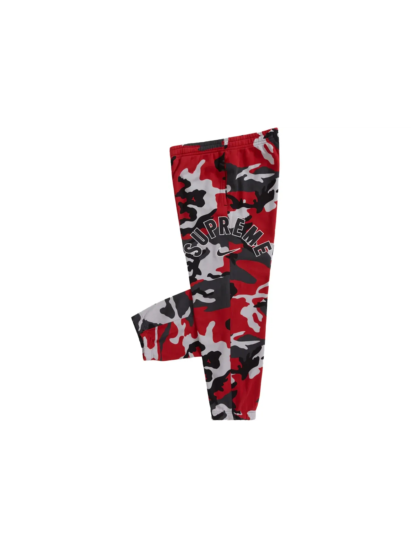 Мужские спортивные штаны с принтом Supreme Nike Arc Sweatpant — изображение 2 из 3, красный