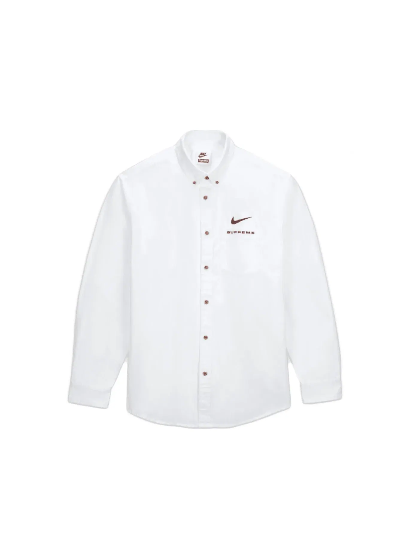 Мужская рубашка из хлопкового твила Shirt Supreme — изображение 1 из 1, белый