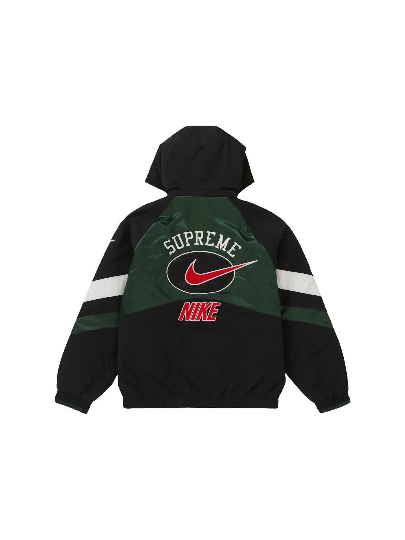 Мужская куртка-бомбер с капюшоном Jacket Supreme — изображение 3 из 3, зеленый