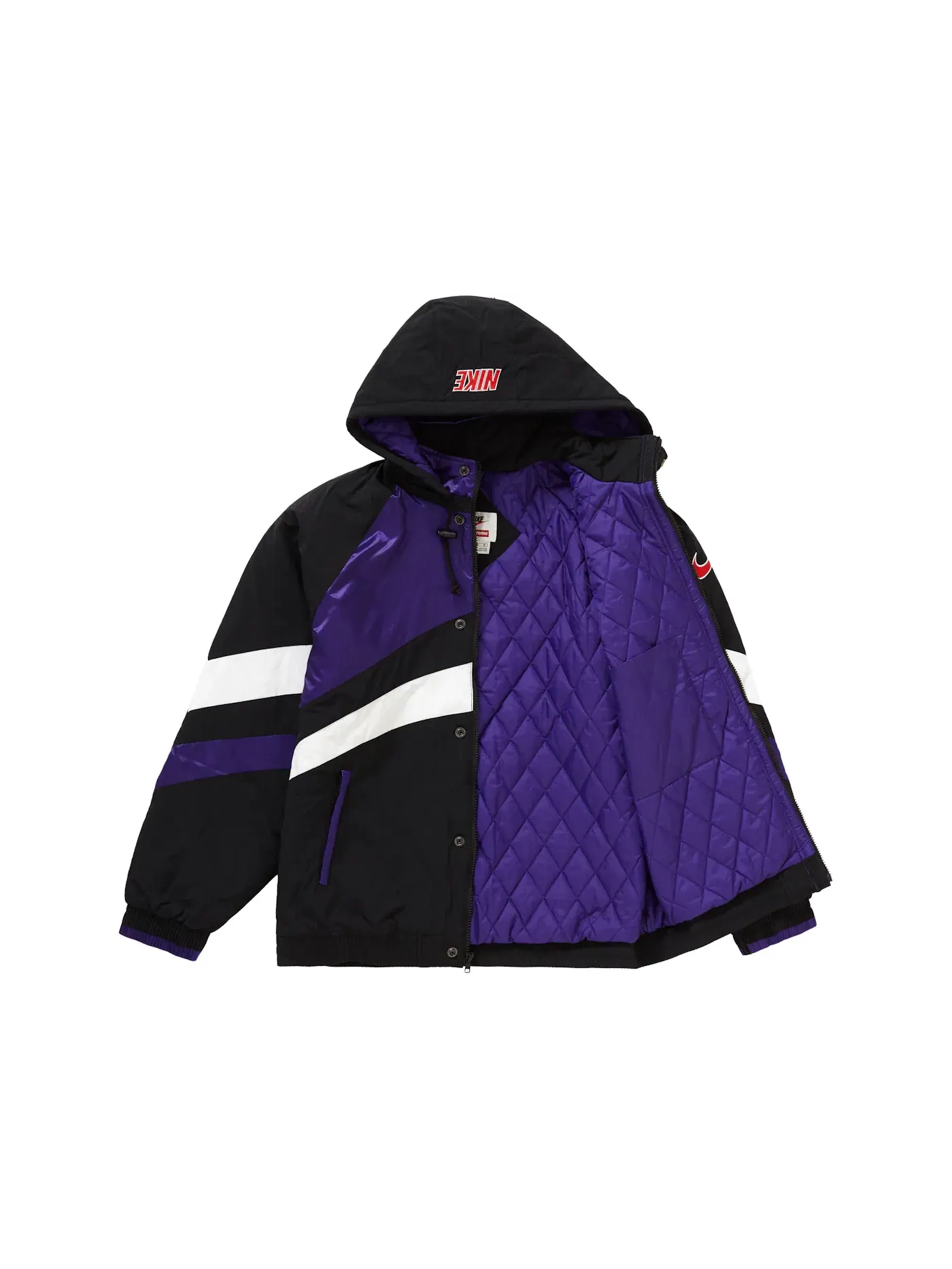 Мужская куртка с капюшоном Supreme Nike — изображение 2 из 3, фиолетовый