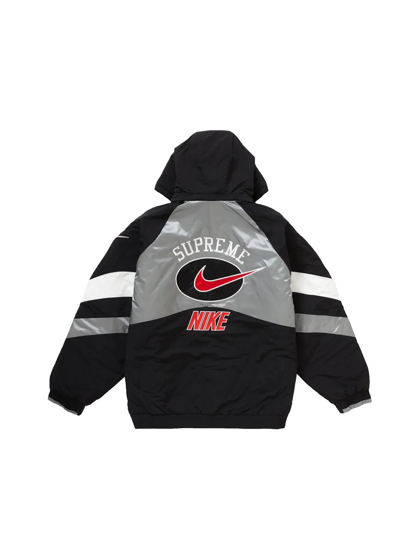 Мужская куртка с капюшоном Supreme Nike Silver — изображение 3 из 3