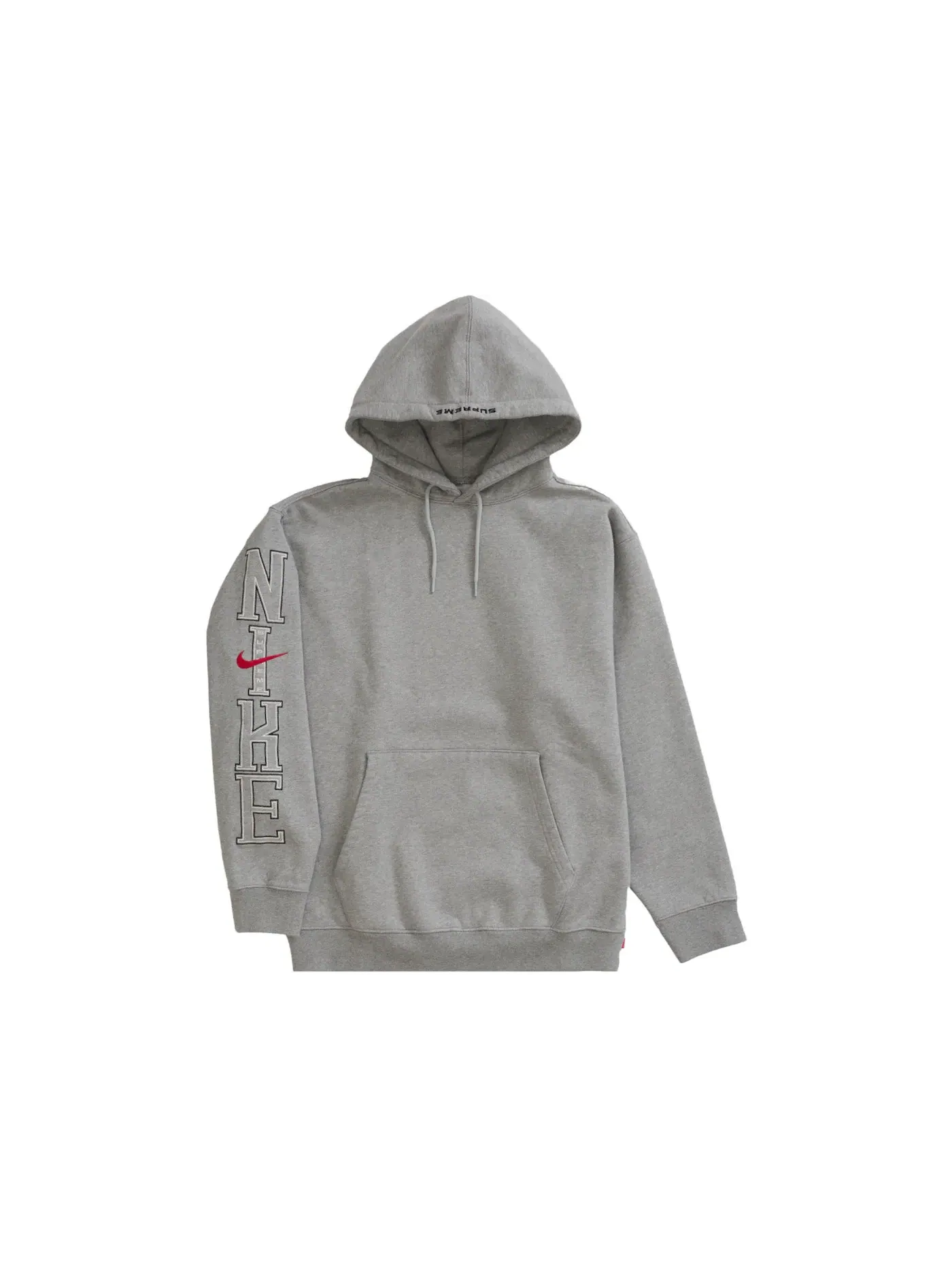 Мужская худи Supreme Sweatshirt — изображение 2 из 3, серый