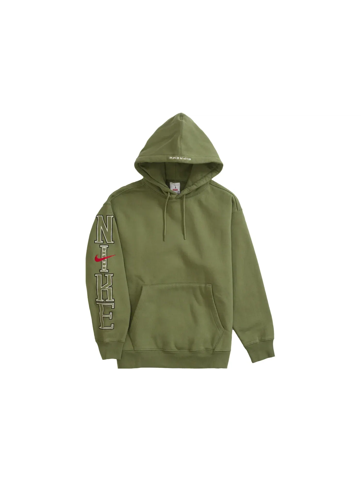 Мужская худи Supreme Nike — изображение 2 из 3, оливковый