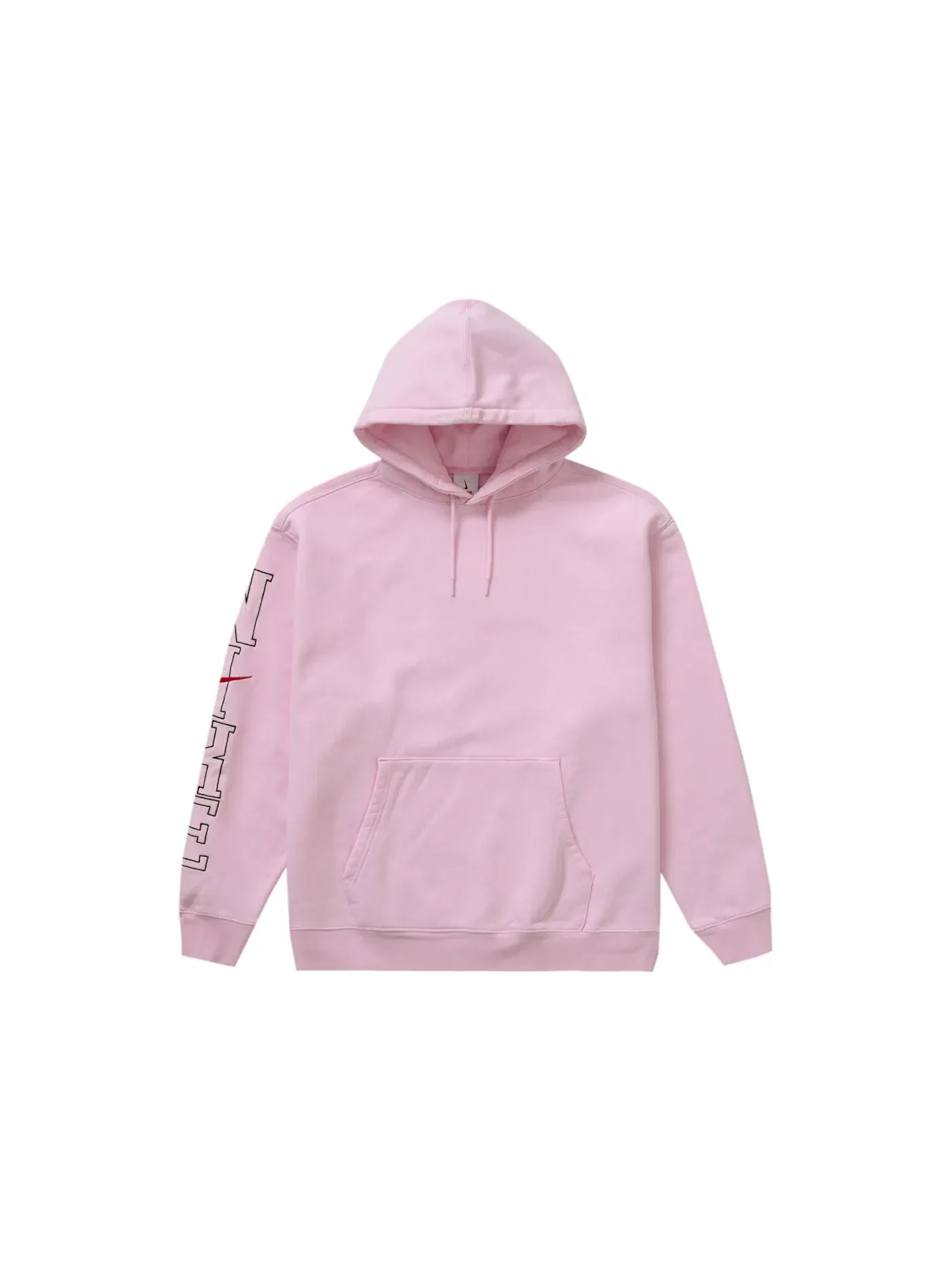 Мужская худи с принтом Supreme Nike Sweatshirt — изображение 1 из 3, розовый
