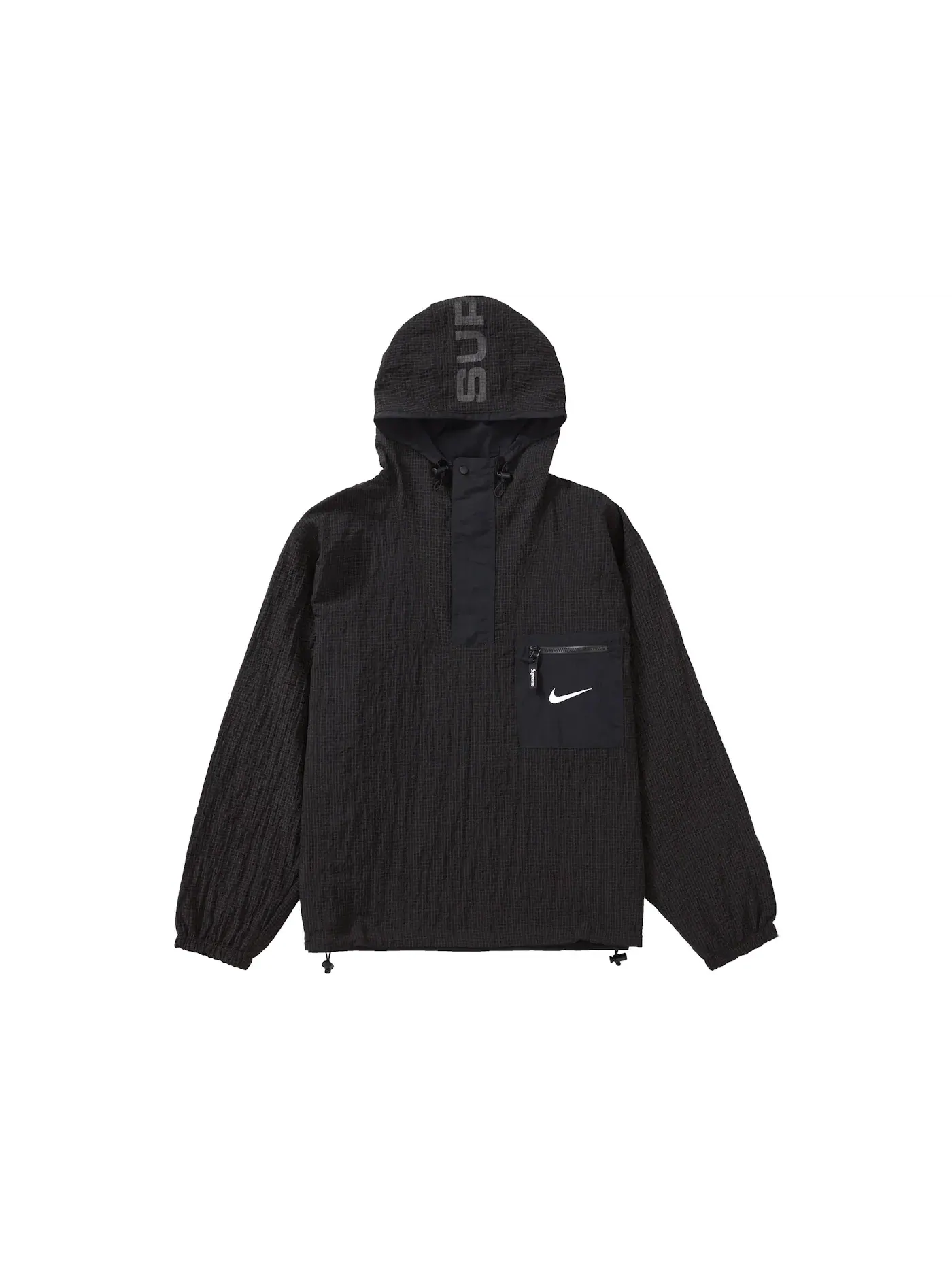 Мужская куртка с принтом Supreme Nike Jewel Reversible Ripstop Anorak — изображение 2 из 3, черный