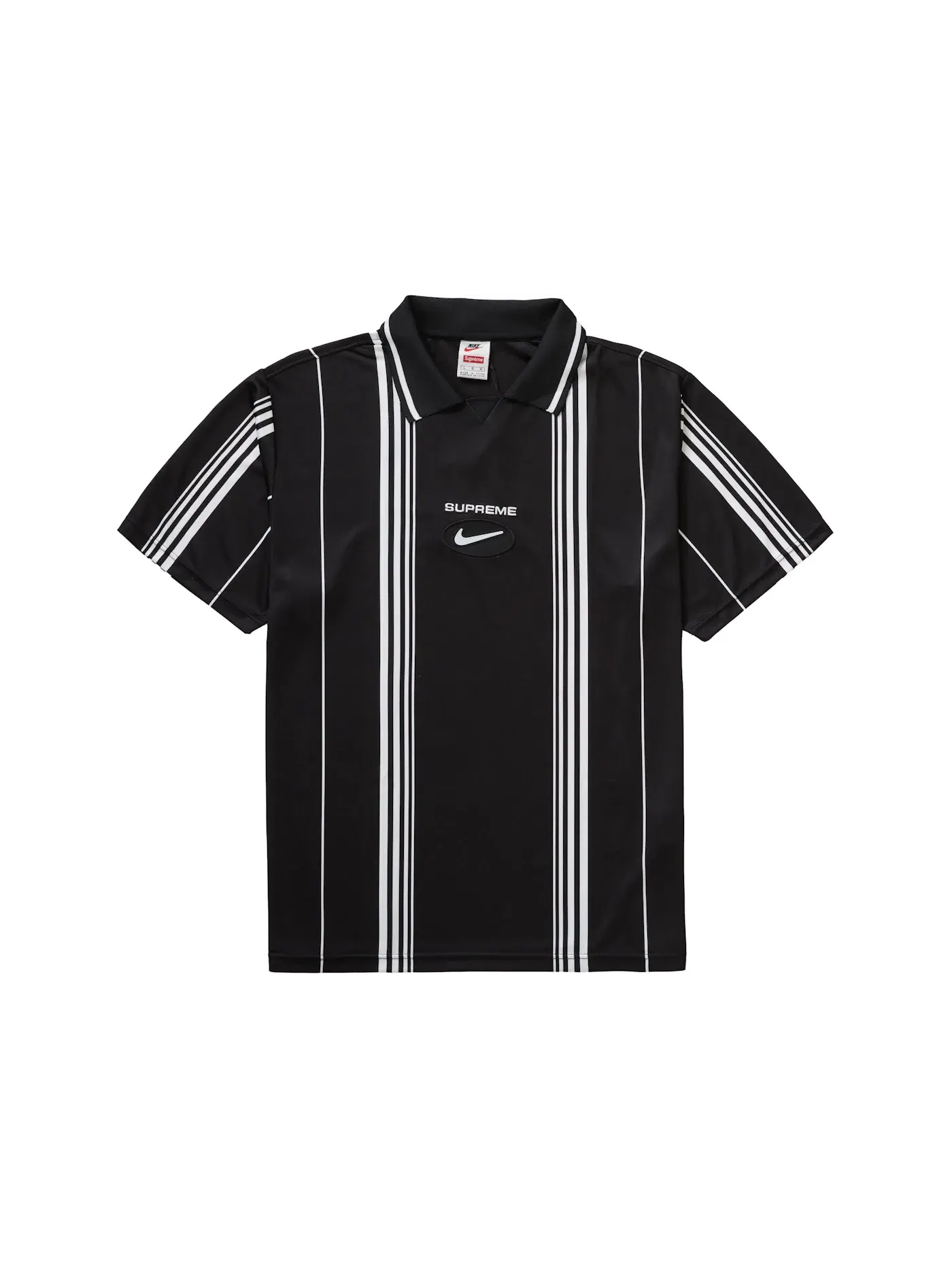 Мужская футбольная джерси с принтом Jersey Supreme — изображение 1 из 1, черный