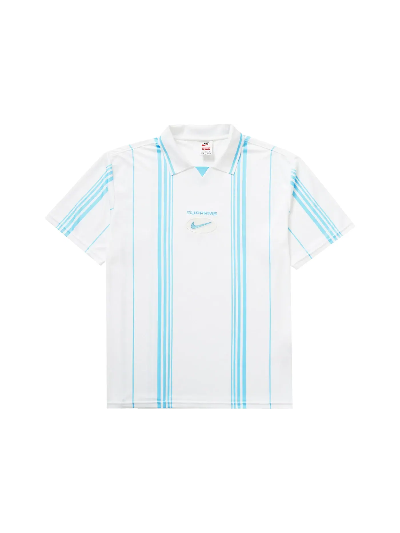 Мужская футбольная джерси с полосками Jersey Supreme — изображение 1 из 1, белый