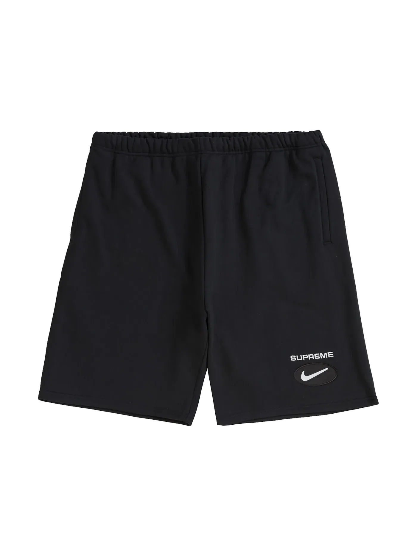 Мужские шорты из футера с принтом Sweatshort Supreme — изображение 1 из 2, черный