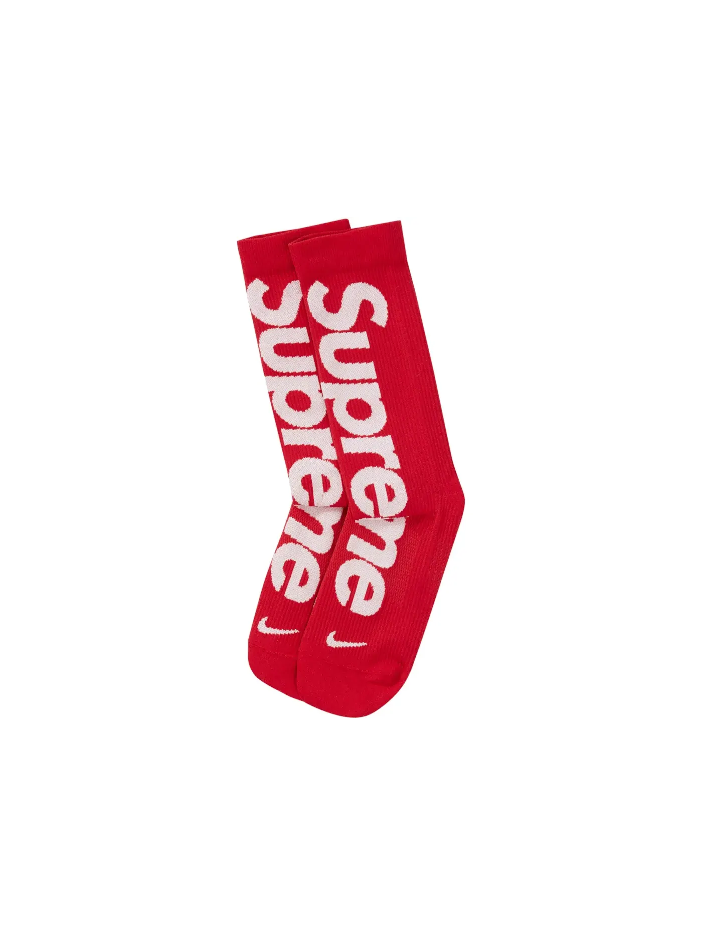 Детские носки с принтом Supreme x Nike Lightweight Crew Socks Supreme — изображение 1 из 1, красный
