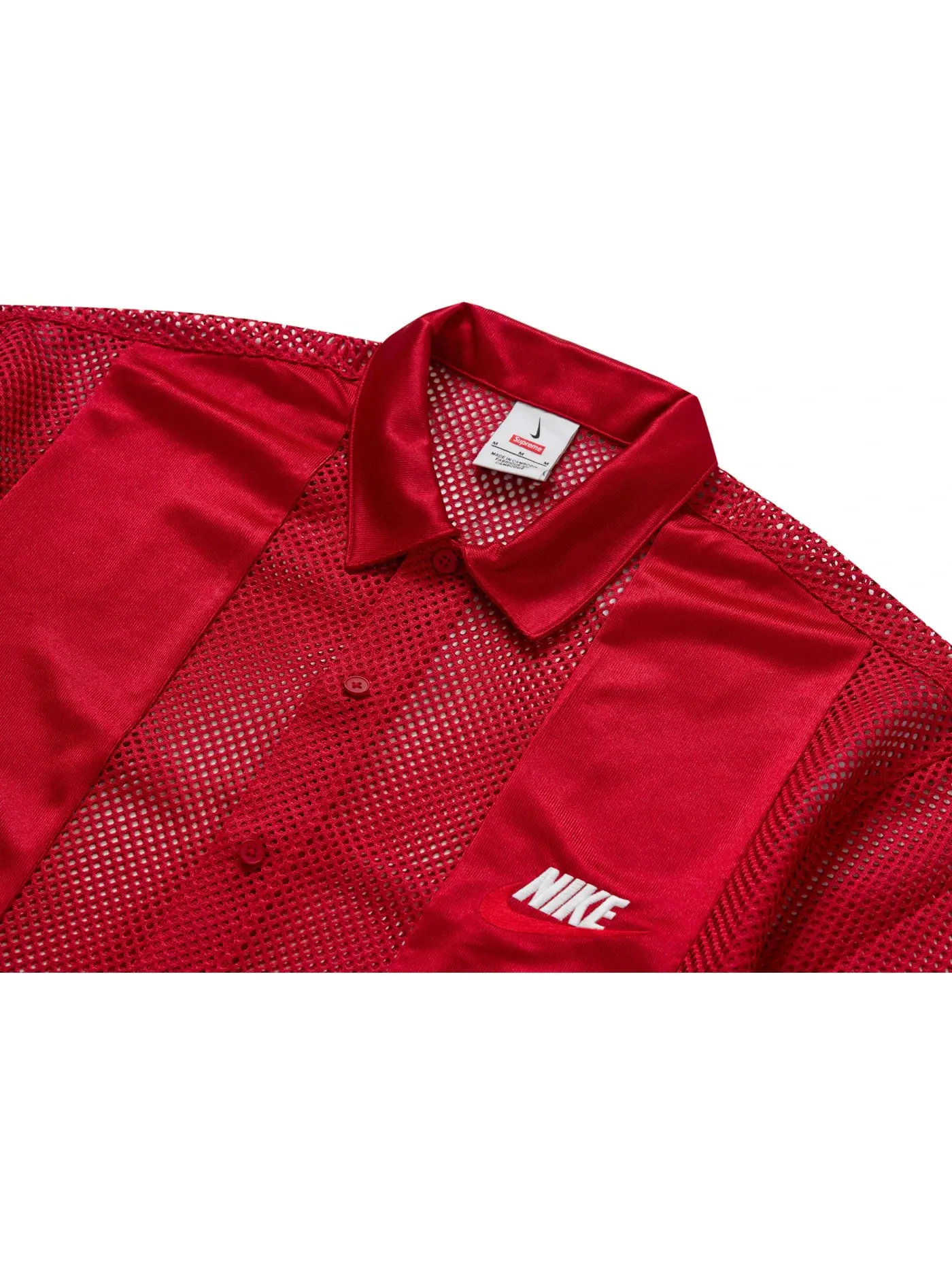 Мужская футболка с сеткой Supreme Shirt — изображение 3 из 4, красный