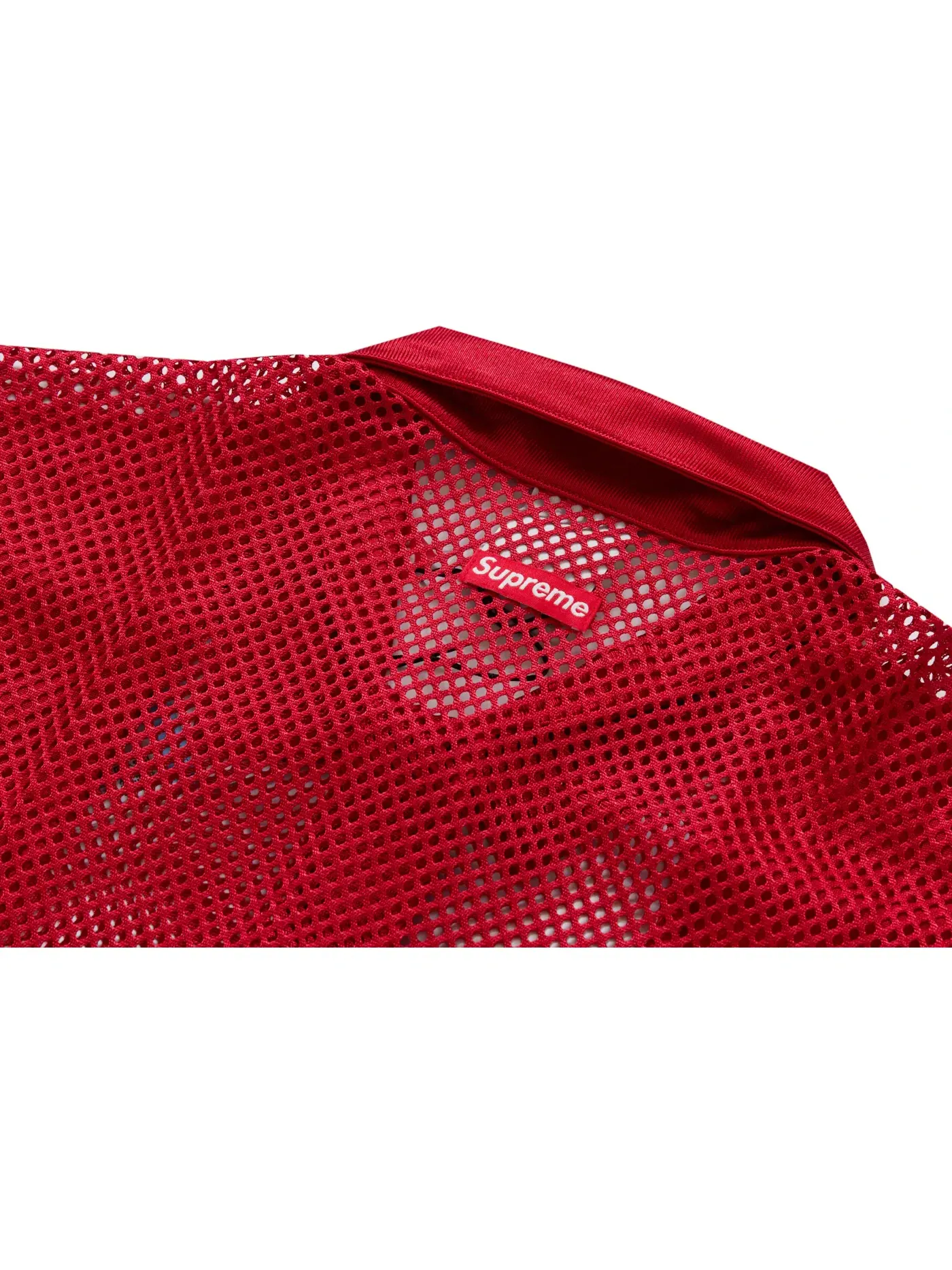 Мужская футболка с сеткой Supreme Shirt — изображение 4 из 4, красный