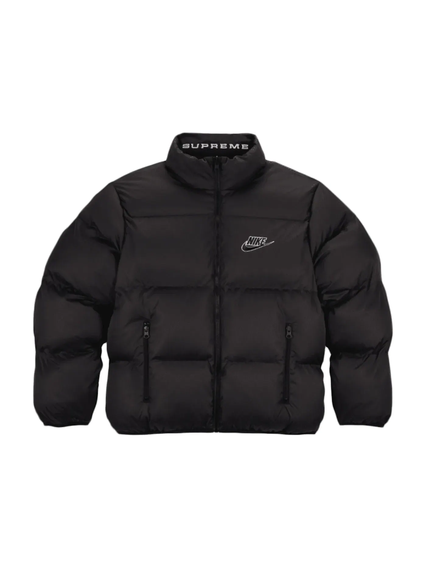 Мужская куртка пуховик реверсивный Jacket Supreme — изображение 1 из 2, черный