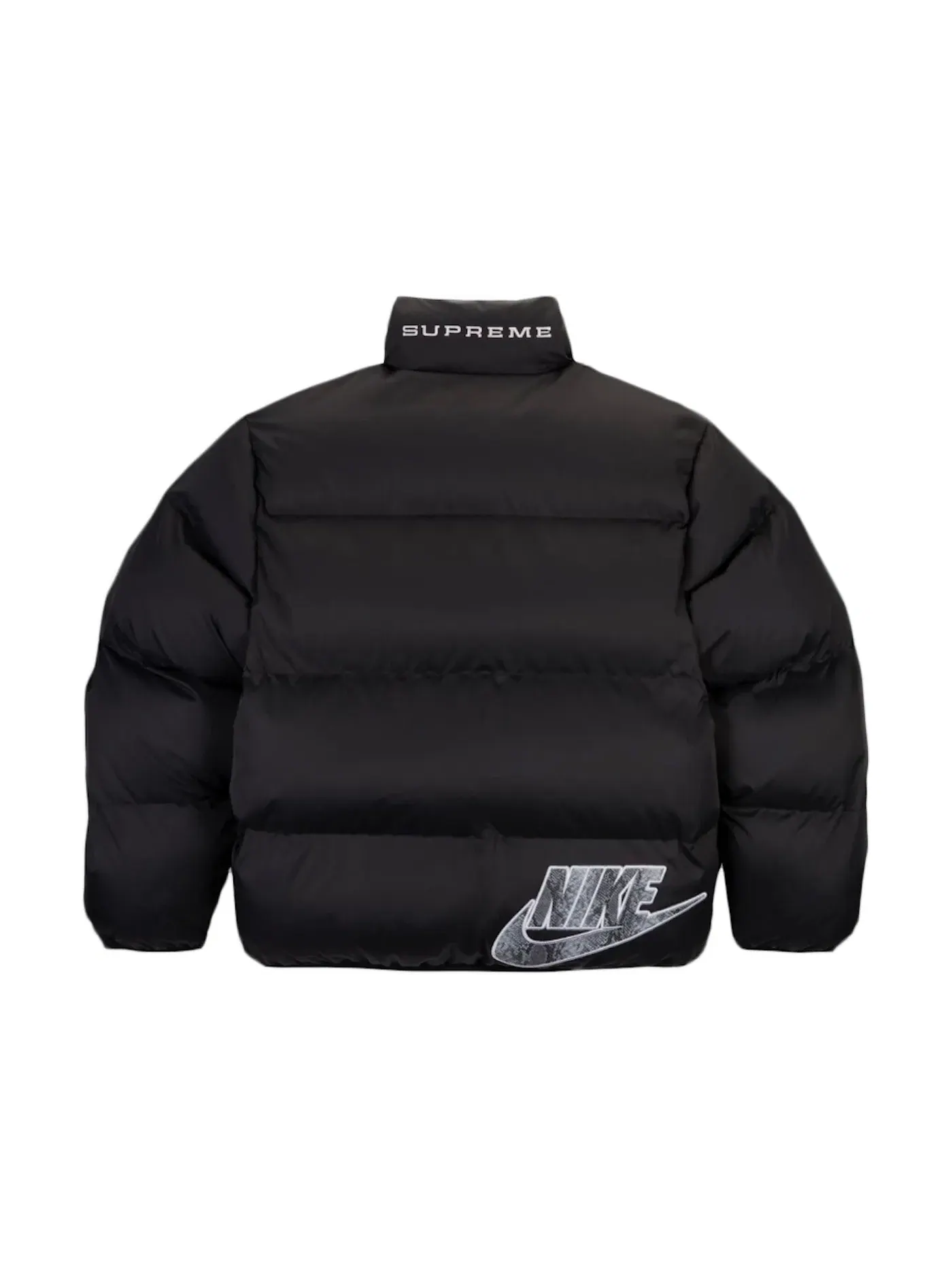 Мужская куртка пуховик реверсивный Jacket Supreme — изображение 2 из 2, черный
