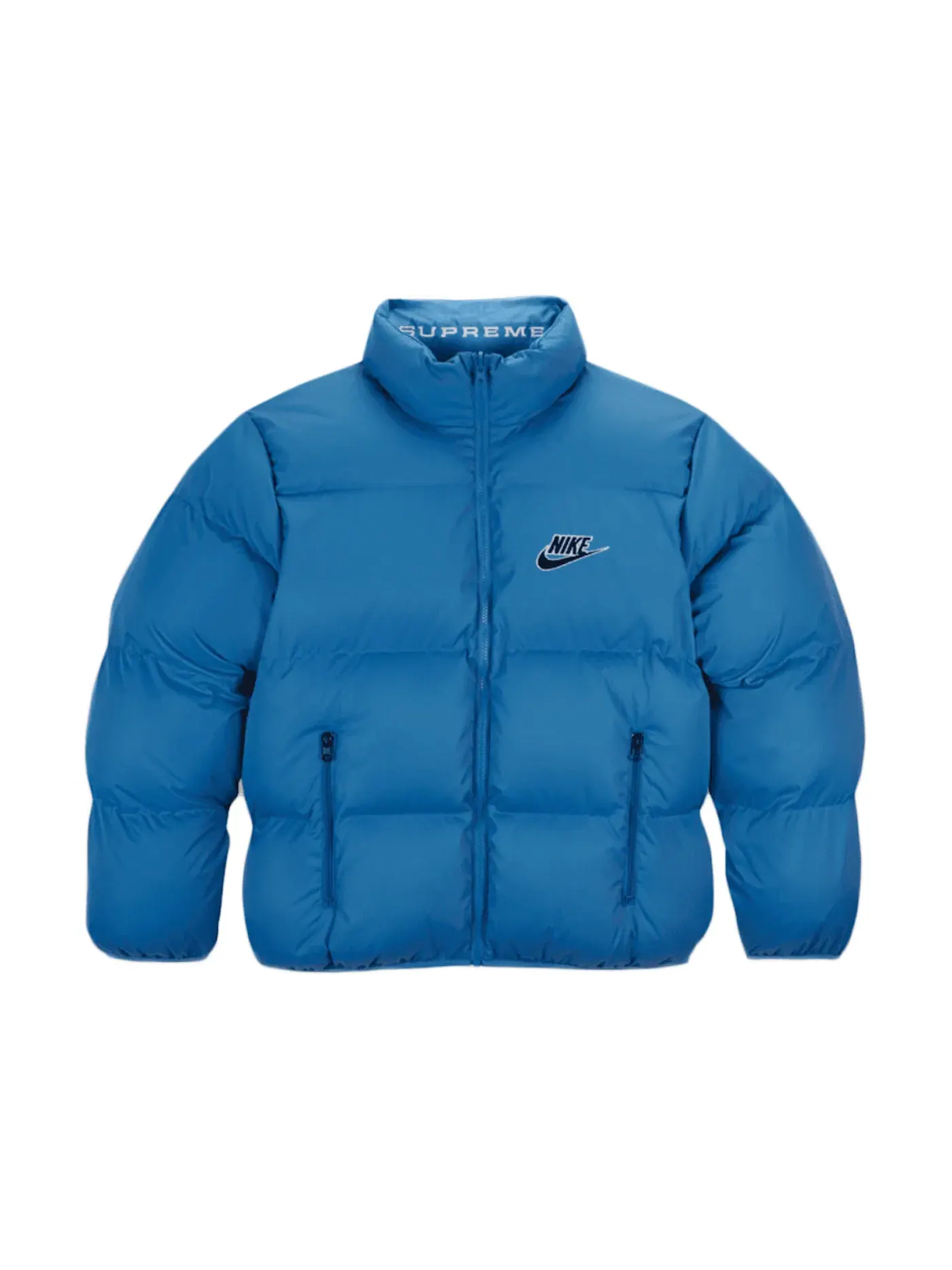 Мужская куртка-пуховик двусторонняя Jacket Supreme — изображение 1 из 2, синий