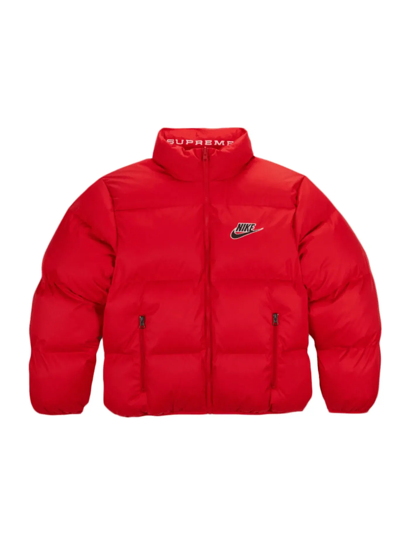 Мужская куртка пуховик двусторонняя Jacket Supreme — изображение 1 из 2, красный