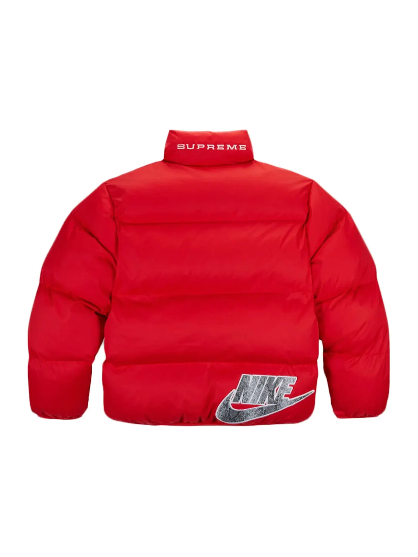 Мужская куртка пуховик двусторонняя Jacket Supreme — изображение 2 из 2, красный