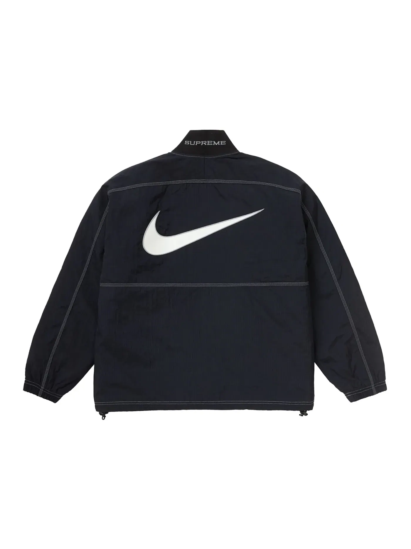 Мужская куртка из рипстопа с принтом Supreme Nike Pullover — изображение 1 из 2, черный