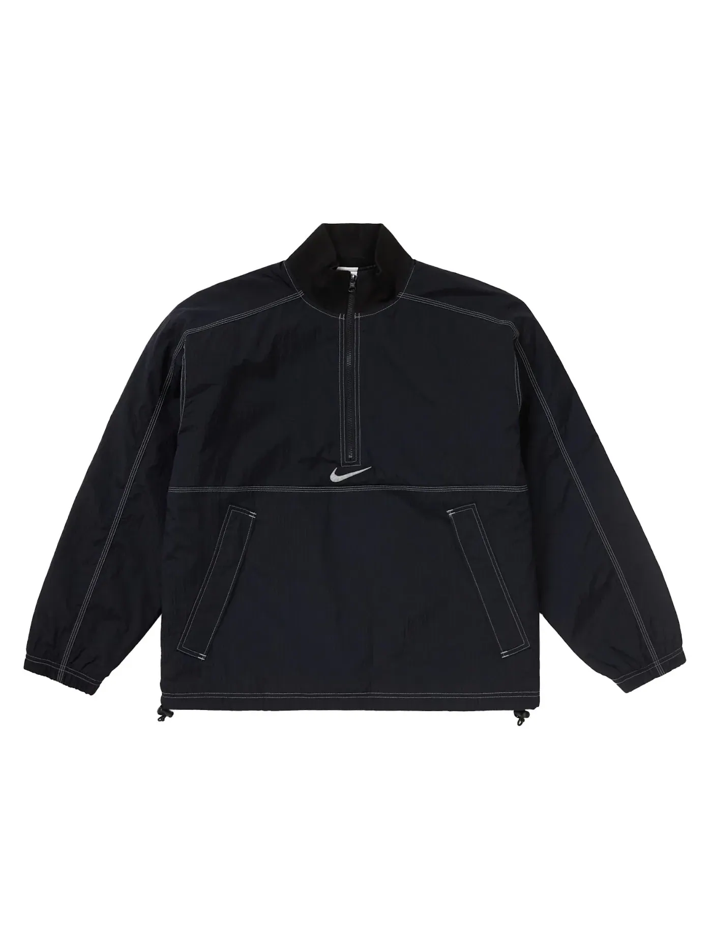 Мужская куртка из рипстопа с принтом Supreme Nike Pullover — изображение 2 из 2, черный