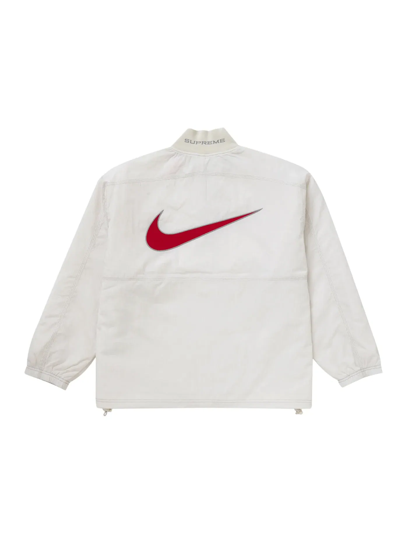 Мужской пуловер из рипстопа с водоотталкивающей пропиткой Supreme Nike Pullover — изображение 1 из 3, белый