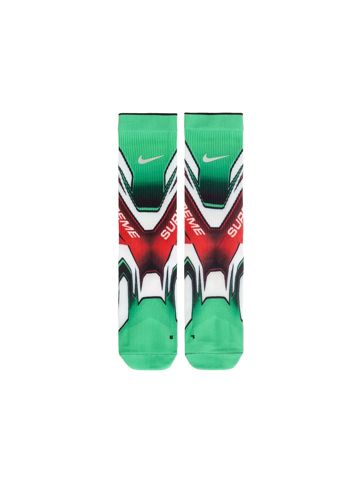 Детские носки Supreme Nike Spark Crew Sock — изображение 1 из 2, зеленый мульти