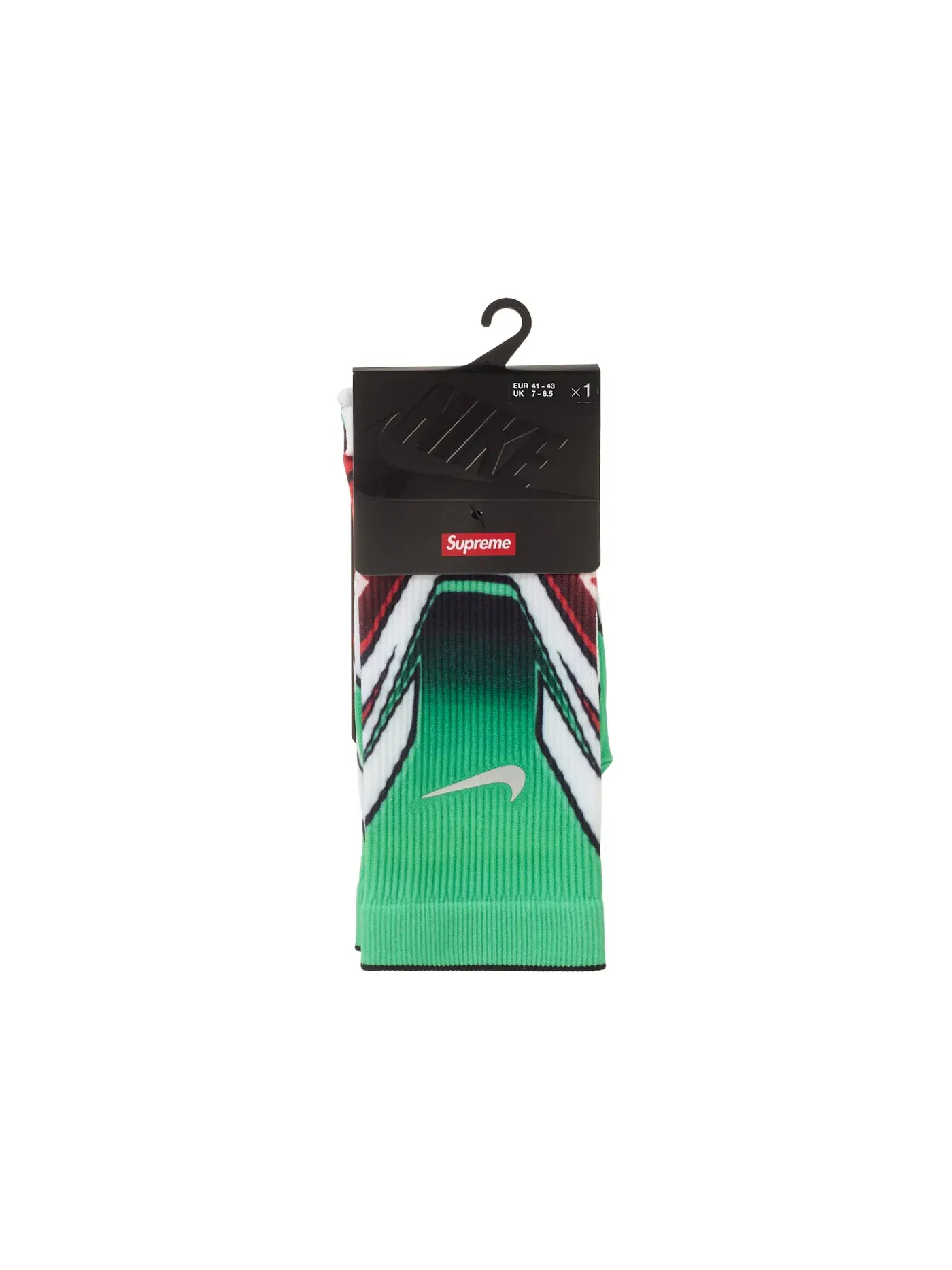 Детские носки Supreme Nike Spark Crew Sock — изображение 2 из 2, зеленый мульти