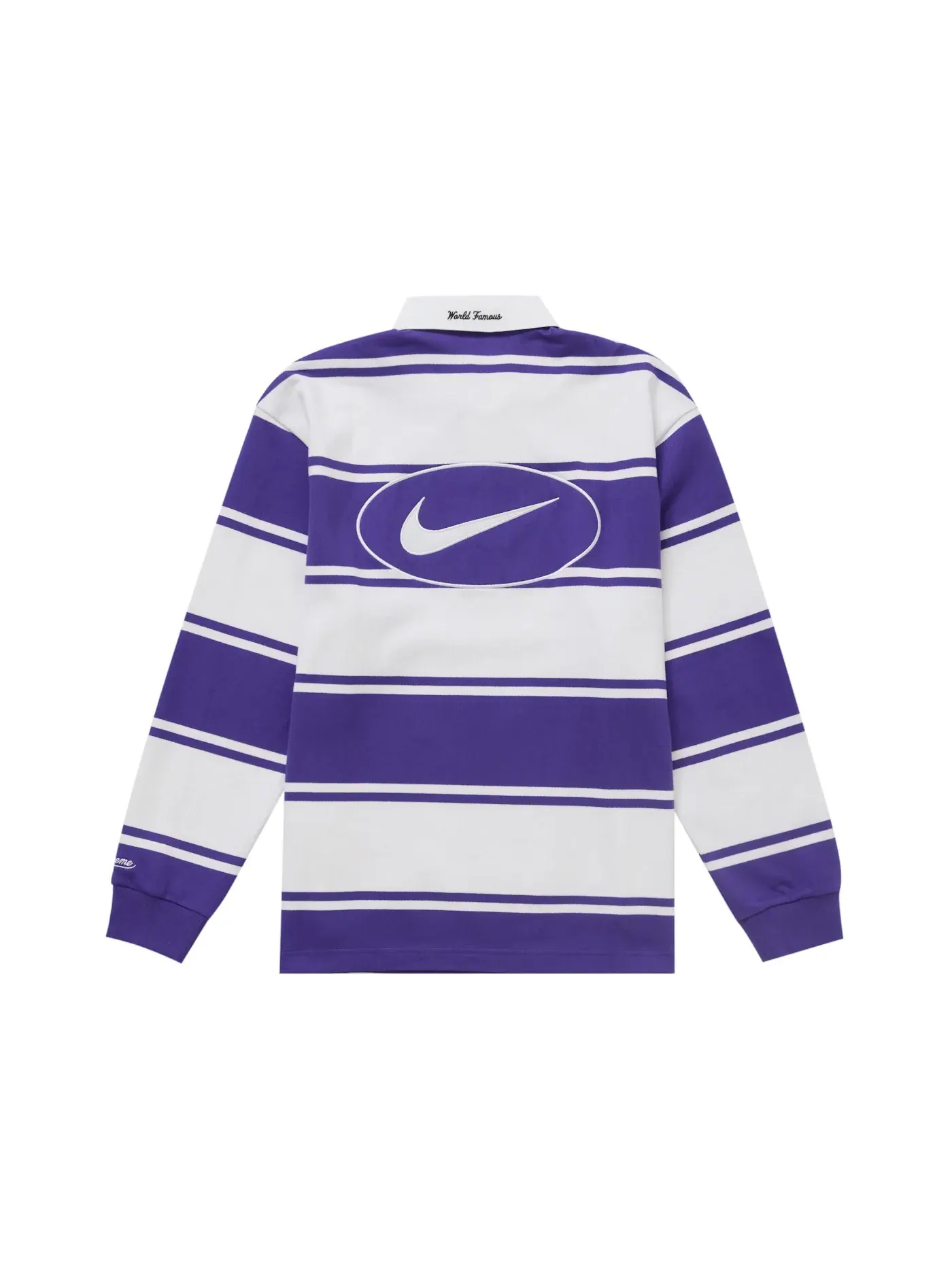 Мужская рубашка-поло с длинным рукавом Supreme Nike Rugby — изображение 2 из 2, фиолетовый
