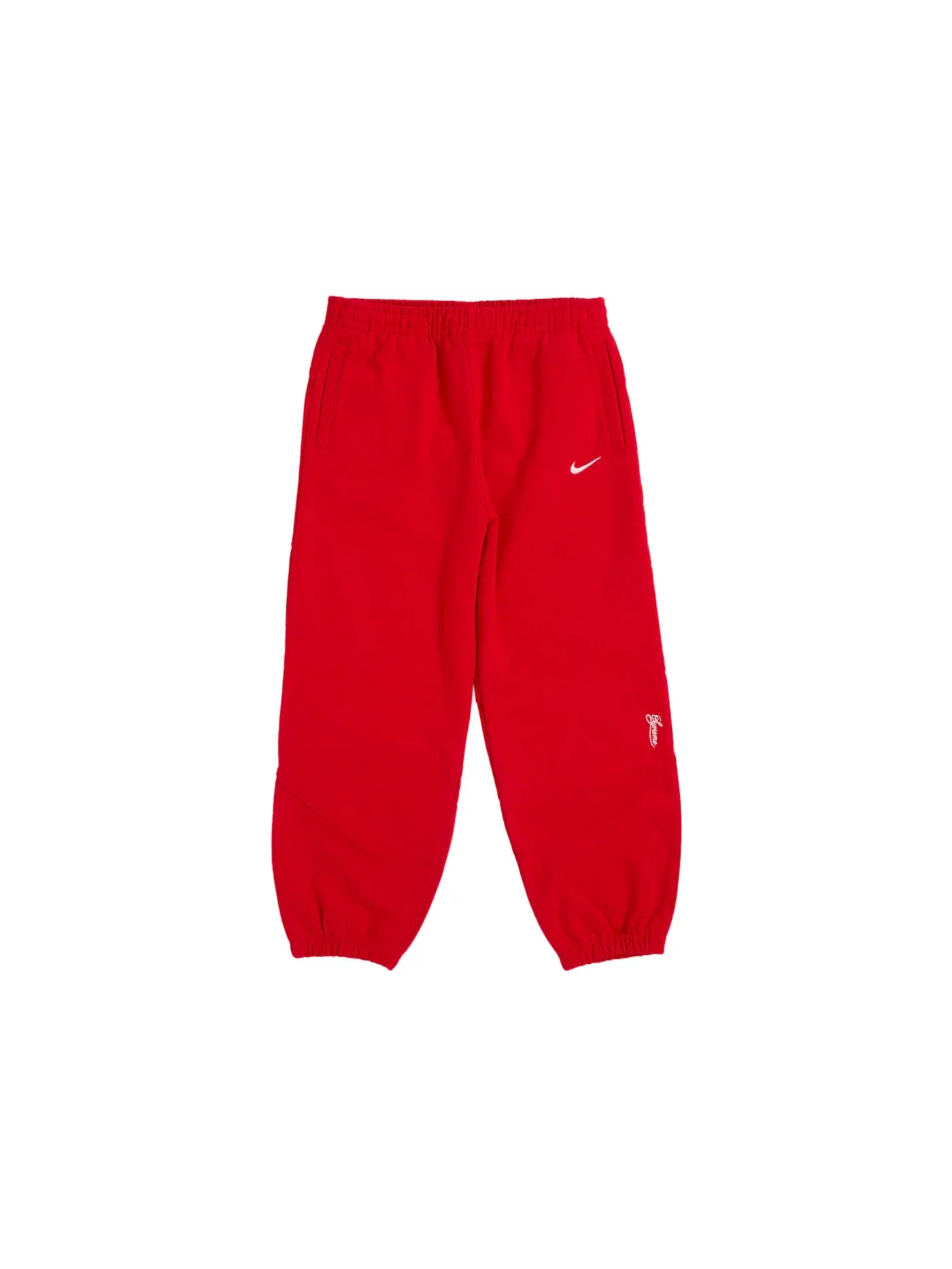 Мужские спортивные штаны с принтом Sweatpant (SS25) Supreme — изображение 1 из 2, красный