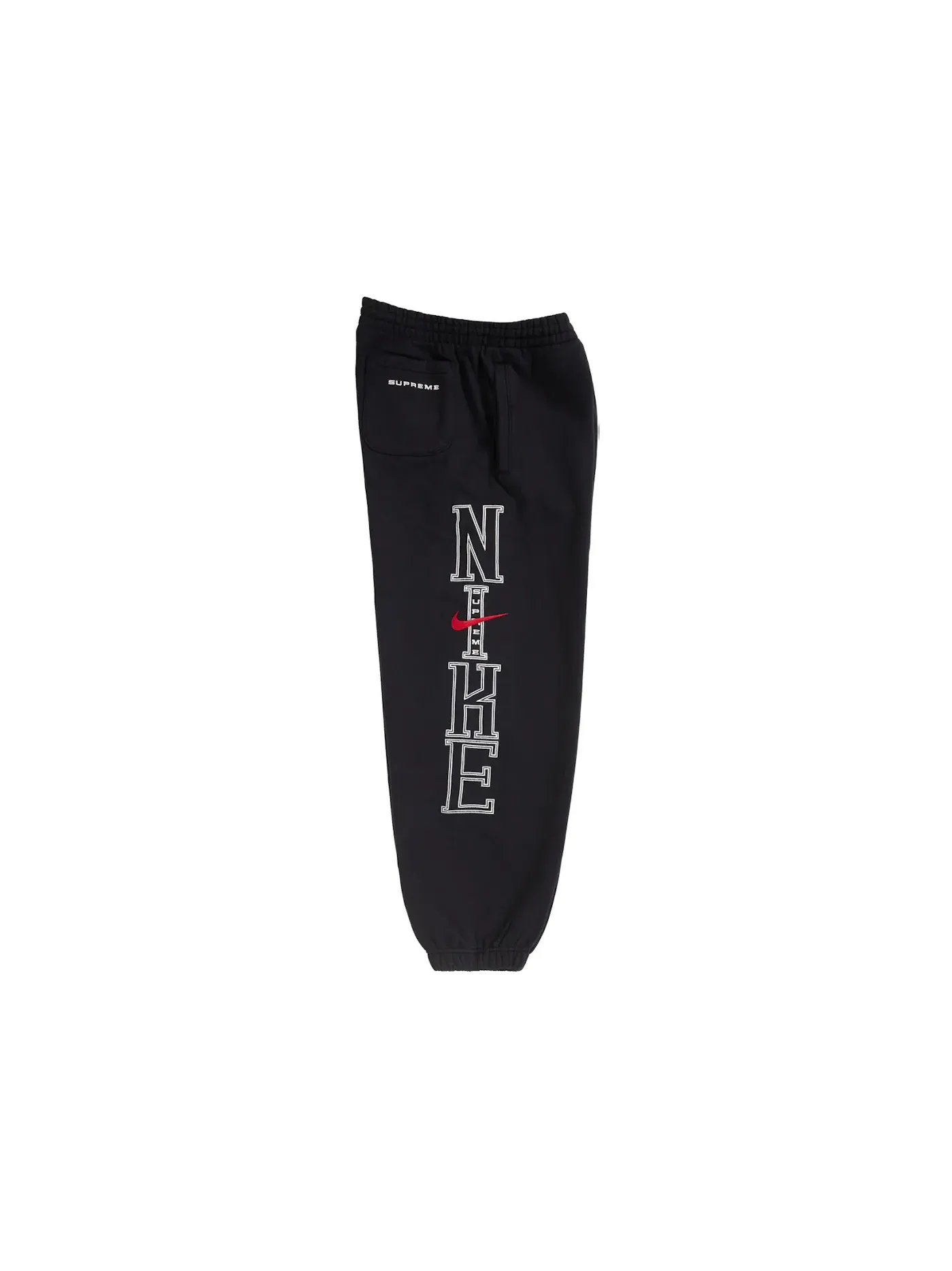 Мужские спортивные штаны Supreme Nike Sweatpants — изображение 3 из 3, черный