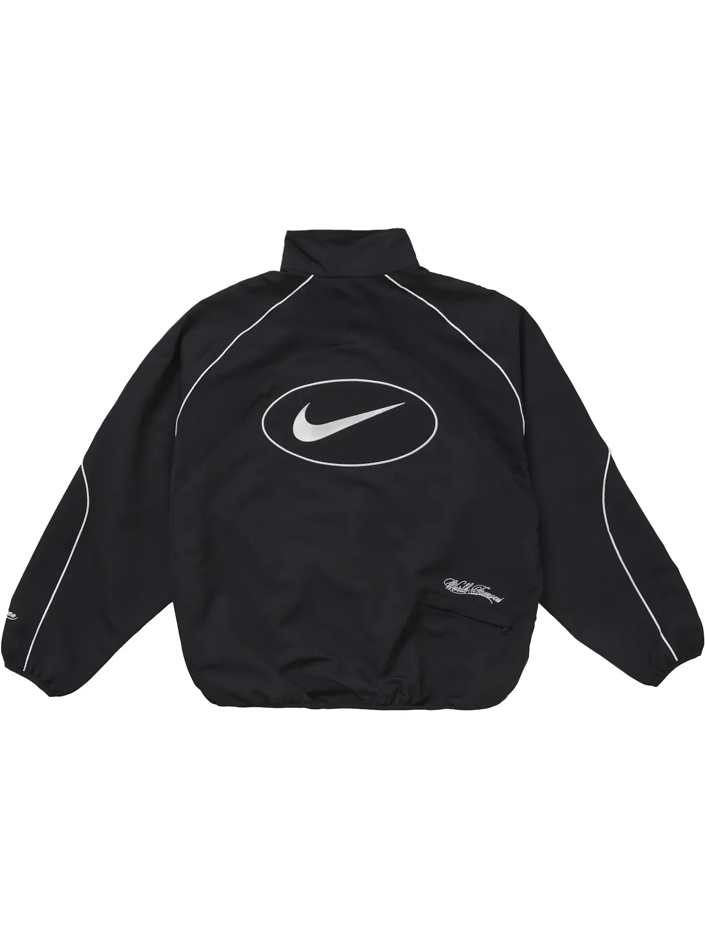 Мужская куртка-трек с водонепроницаемой отделкой Supreme Nike Jacket — изображение 3 из 3, черный