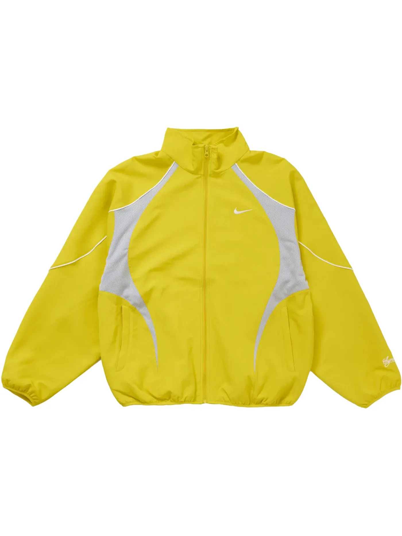 Мужская куртка спортивная с длинным рукавом Supreme Nike Track Jacket — изображение 1 из 3, желтый