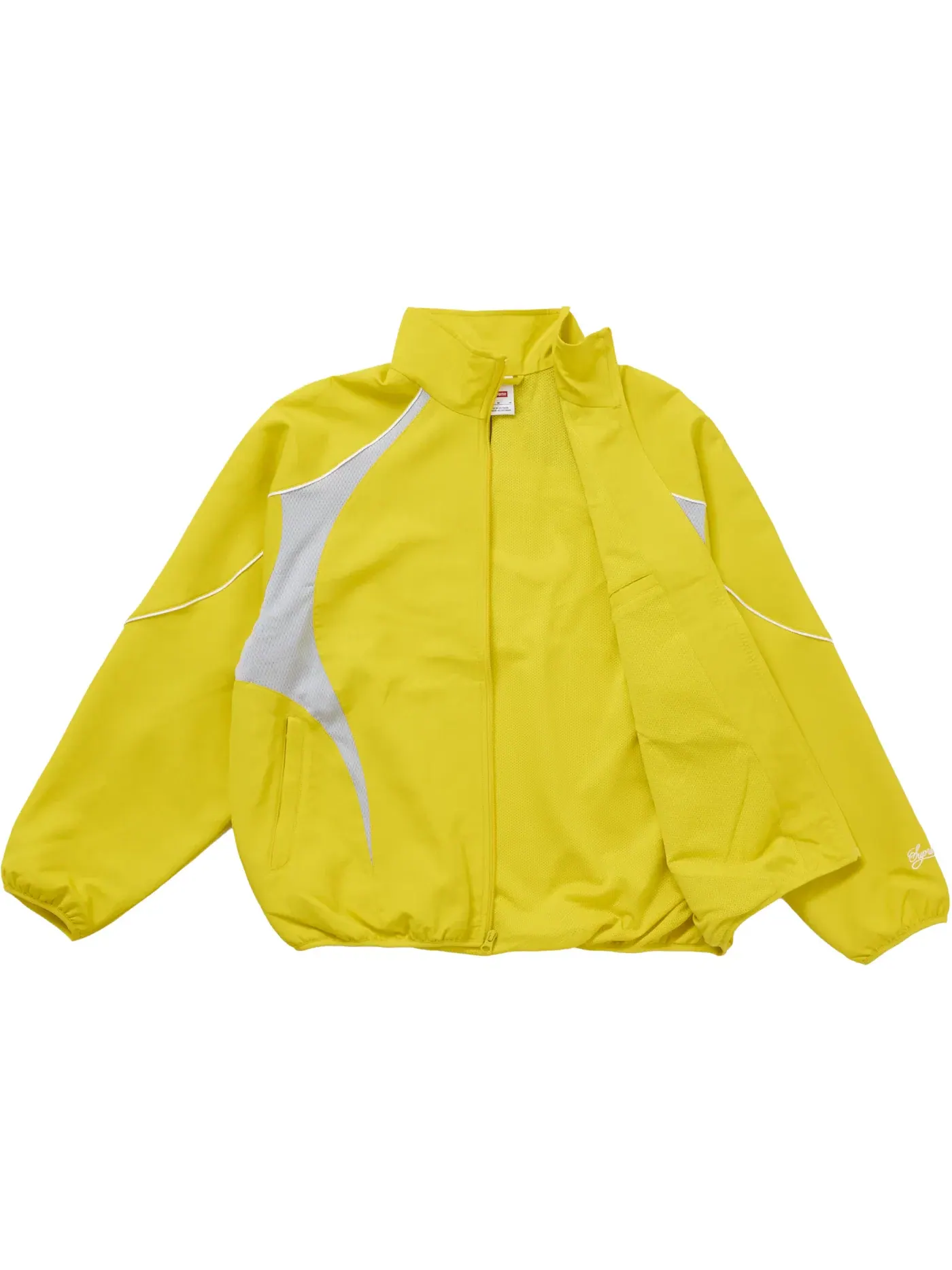 Мужская куртка спортивная с длинным рукавом Supreme Nike Track Jacket — изображение 2 из 3, желтый