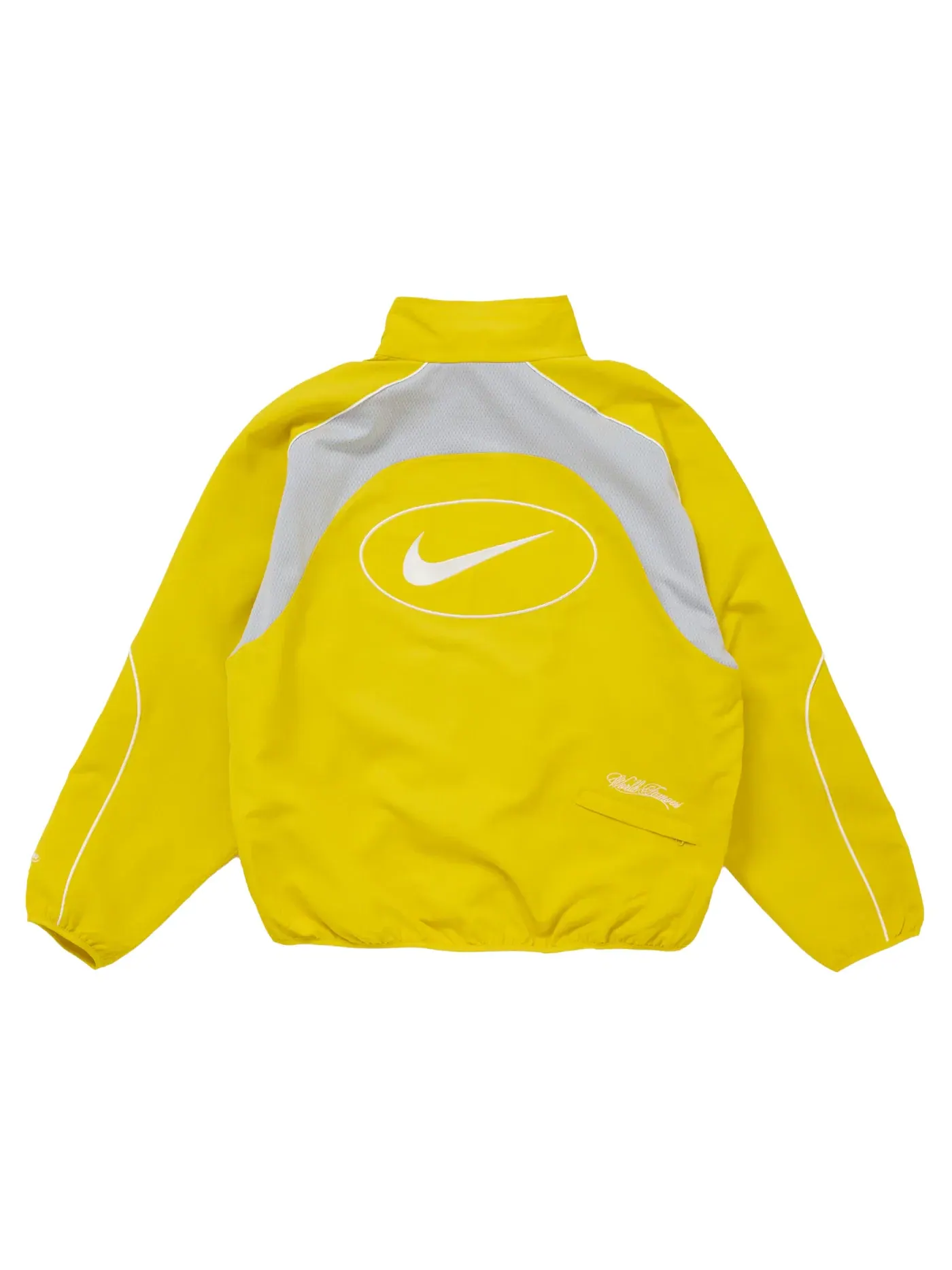 Мужская куртка спортивная с длинным рукавом Supreme Nike Track Jacket — изображение 3 из 3, желтый