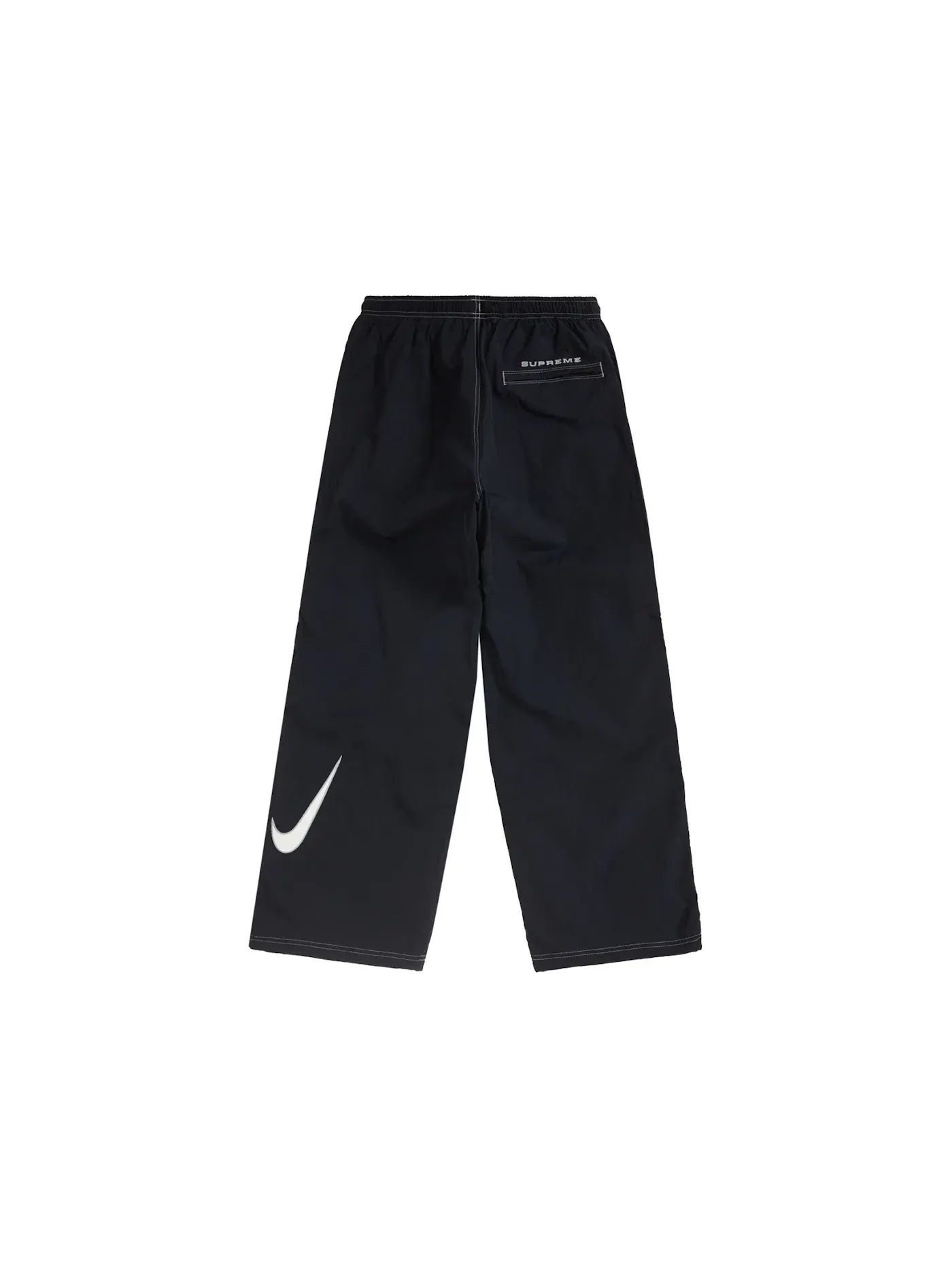 Мужские спортивные штаны с эластичным поясом Supreme Nike Pant — изображение 2 из 3, черный