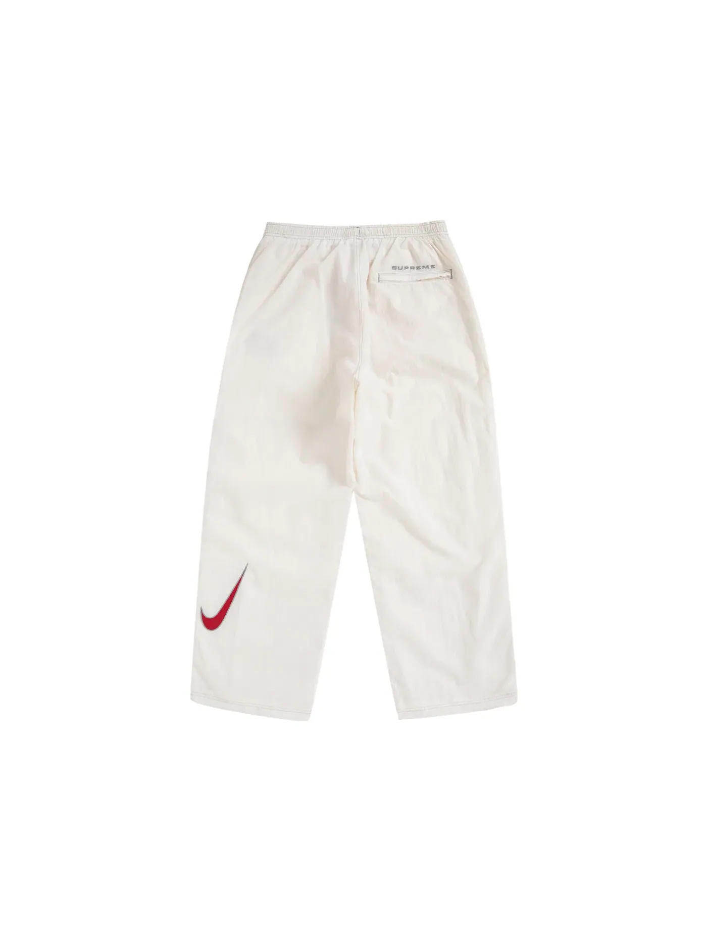 Мужские штаны с боковыми полосами Supreme Nike Track Pant — изображение 2 из 3, белый