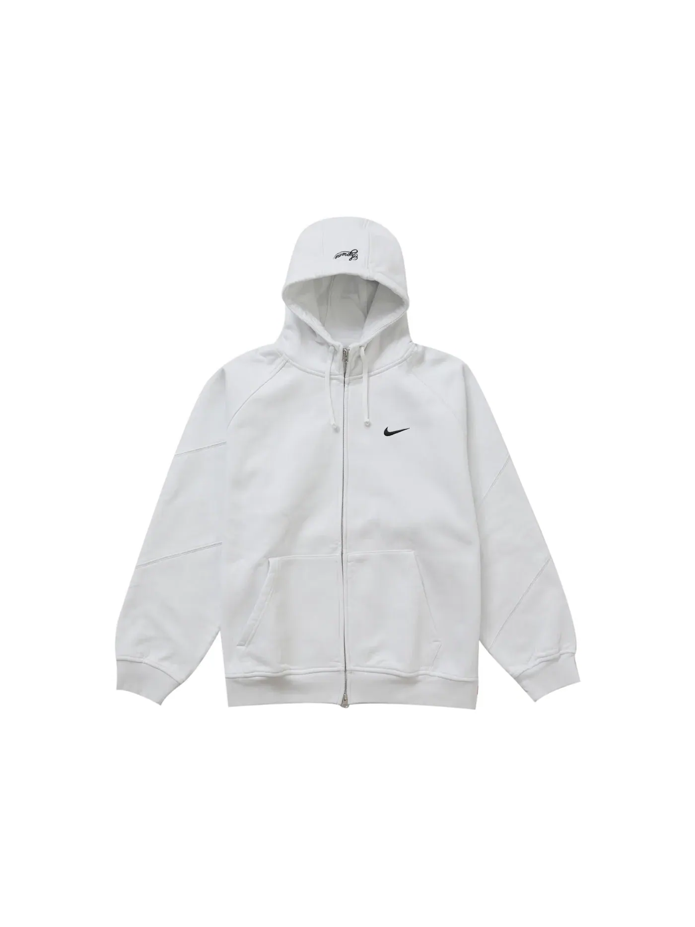 Мужская худи на молнии Nike Zip Up Hooded Sweatshirt Supreme — изображение 1 из 1, белый
