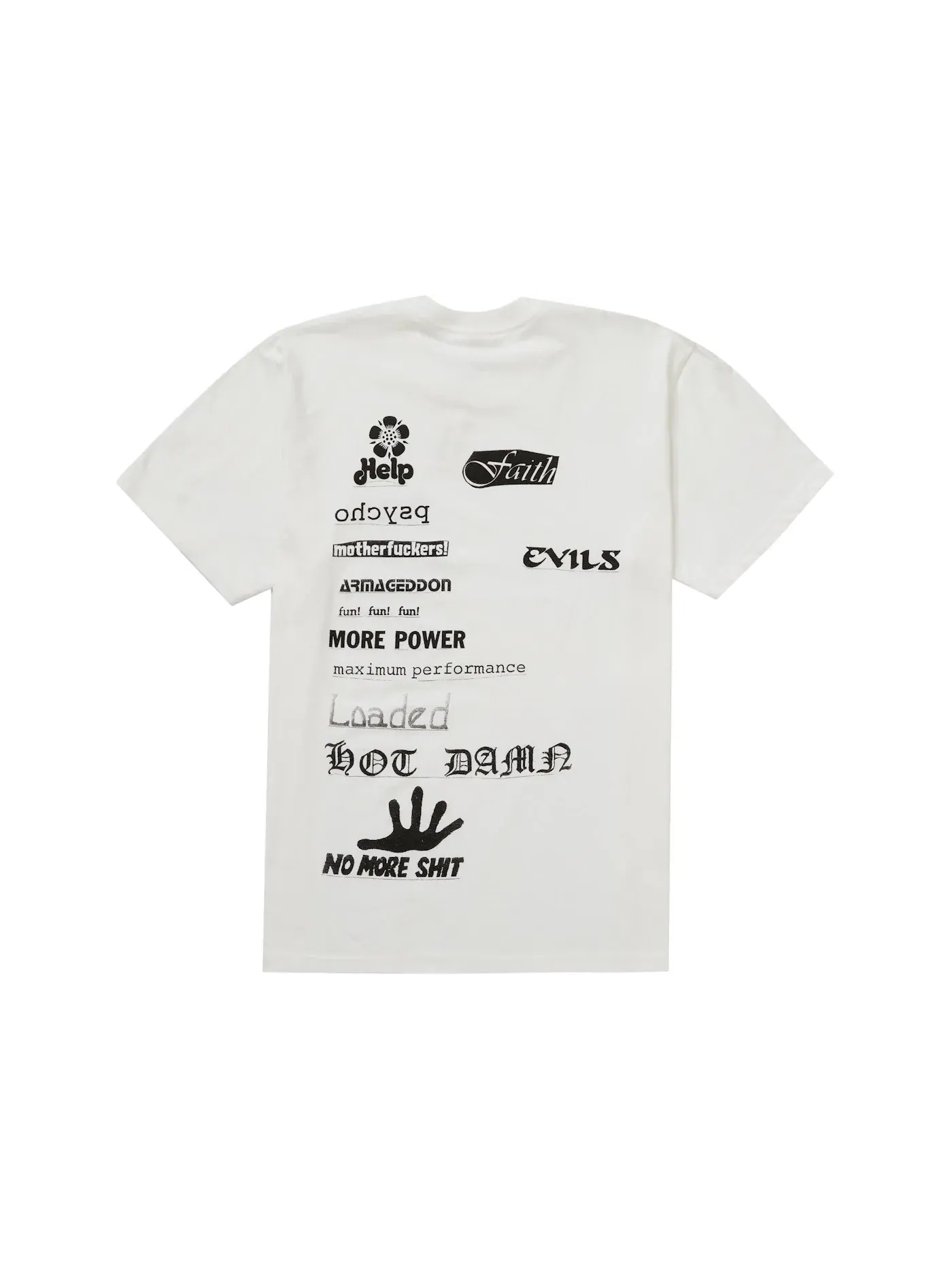 Мужская футболка с принтом Supreme Tee — изображение 1 из 2, белый