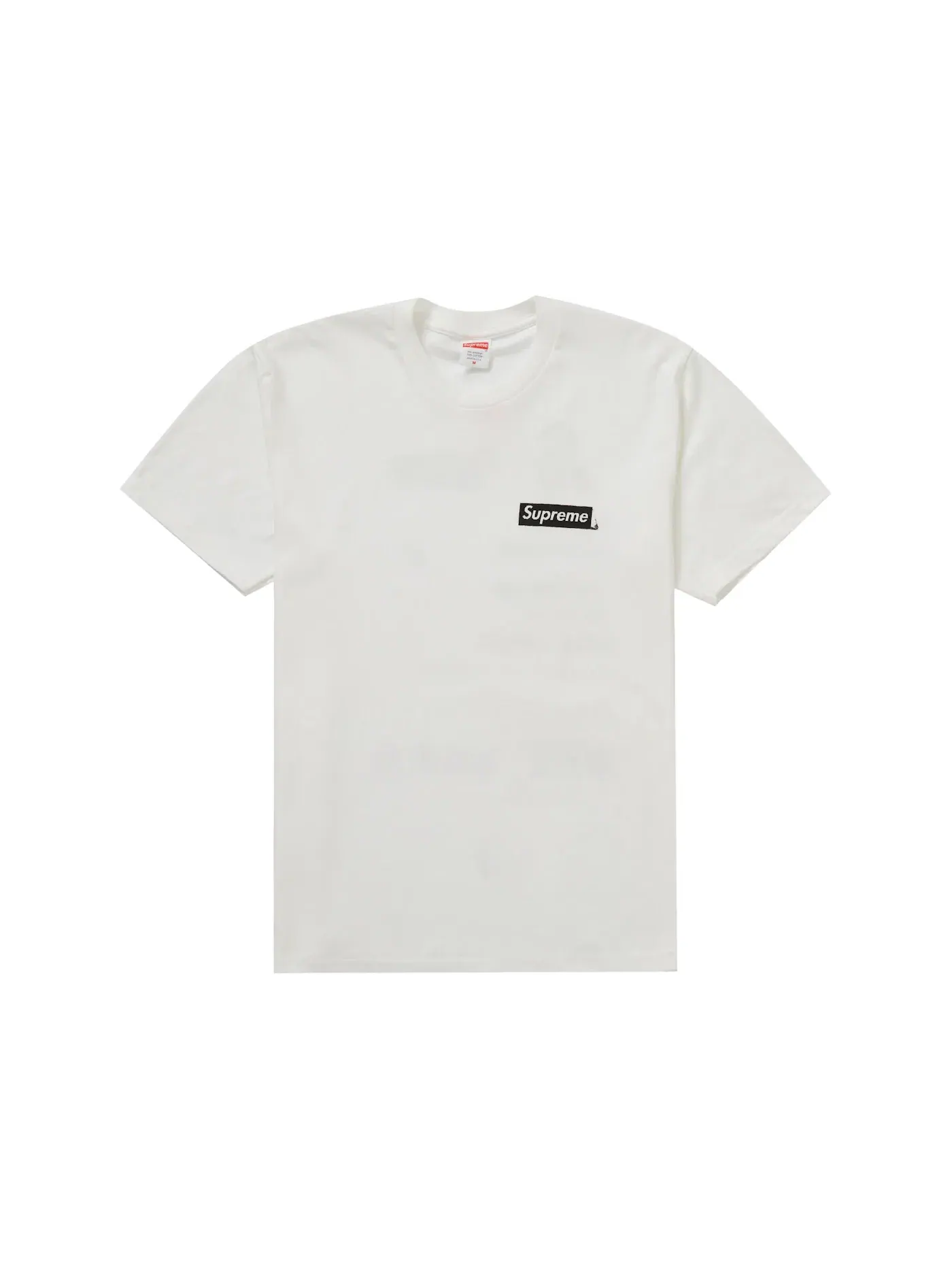 Мужская футболка с принтом Supreme Tee — изображение 2 из 2, белый