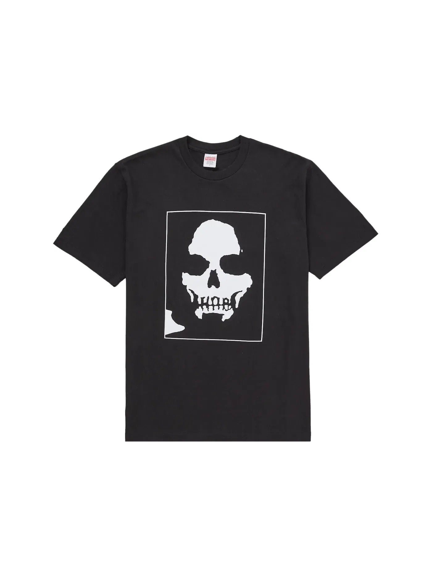 Мужская футболка с принтом Number (N)ine Manson Tee Supreme — изображение 1 из 2, черный
