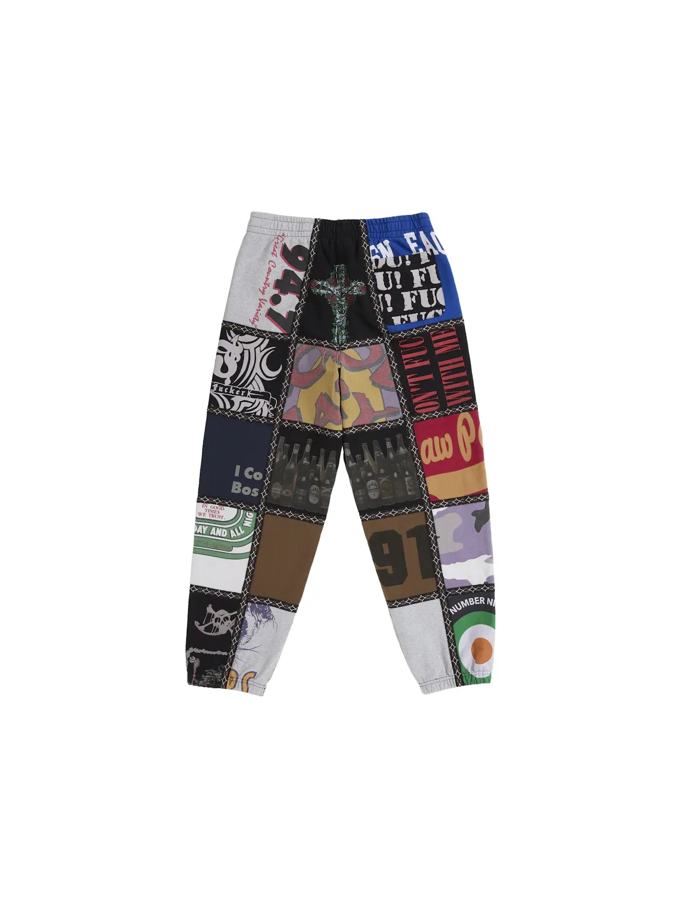 Мужские спортивные штаны с пэчворком Sweatpant Supreme — изображение 2 из 2, мульти