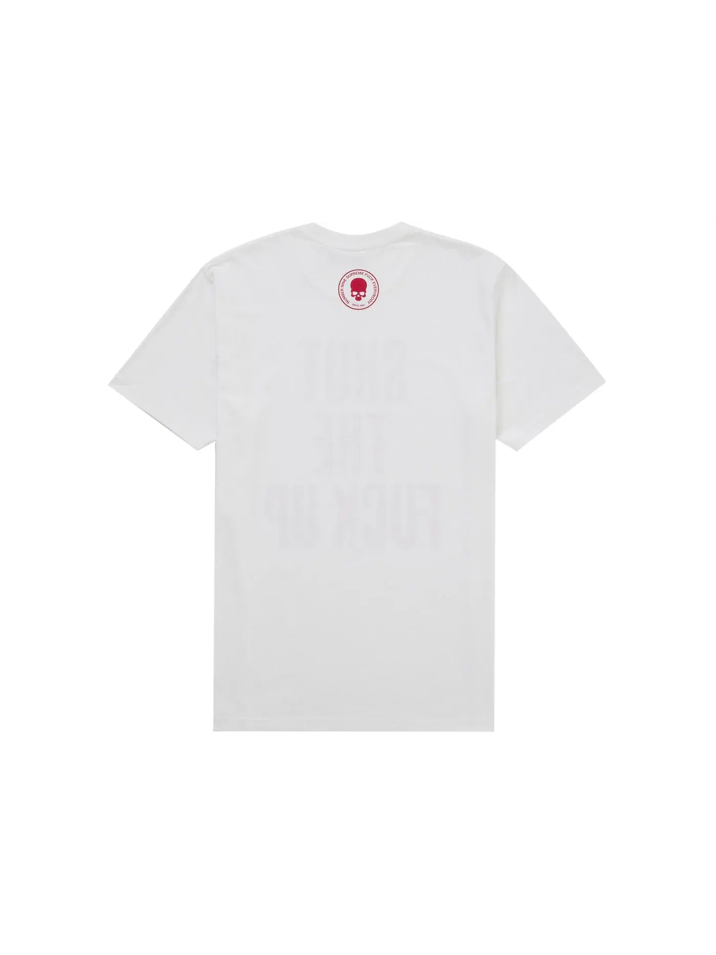Мужская футболка с принтом Number Nine Shut Up Tee Supreme — изображение 2 из 2, белый