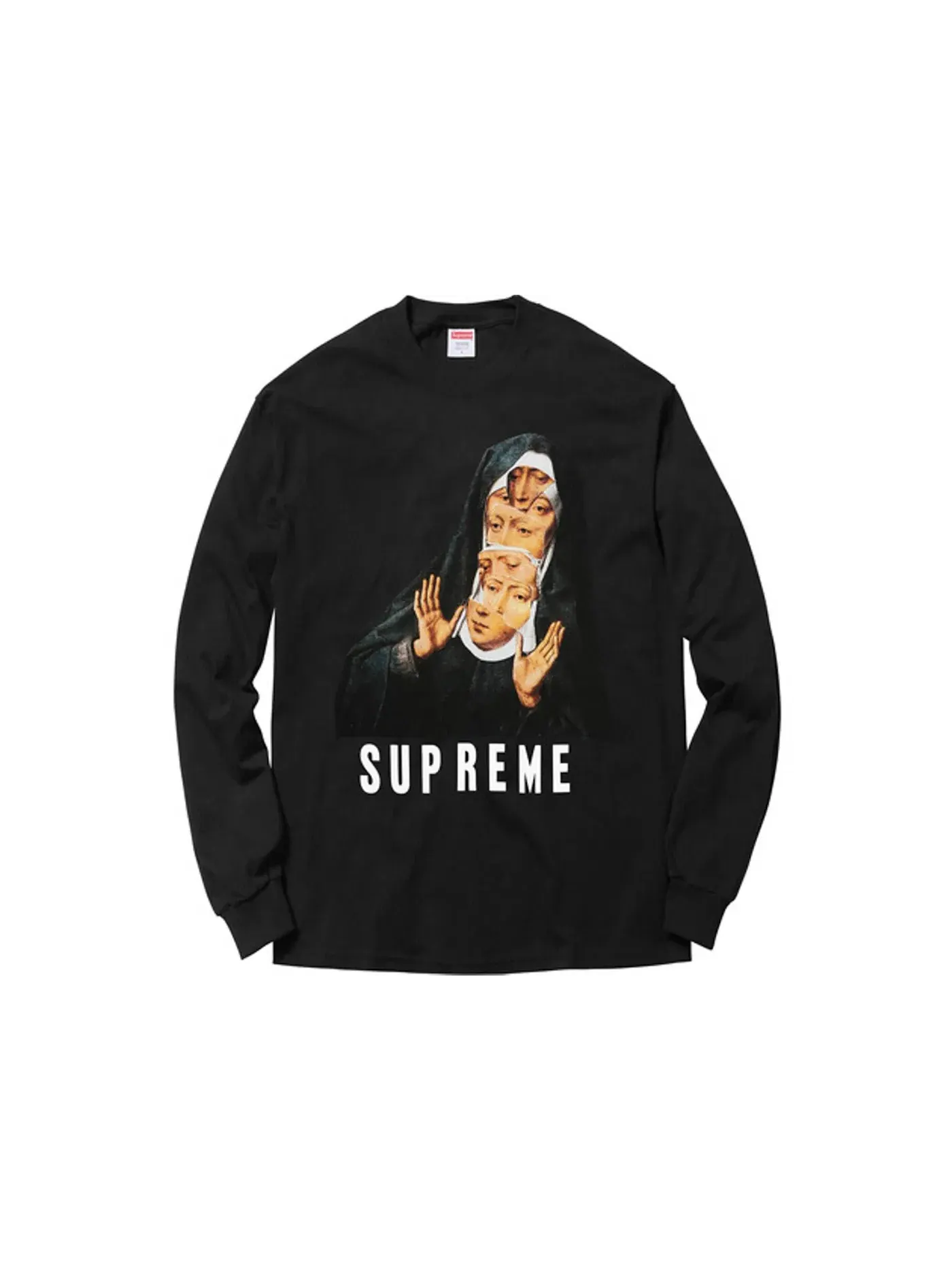 Мужская футболка с длинным рукавом Supreme Tee — изображение 1 из 1, черный