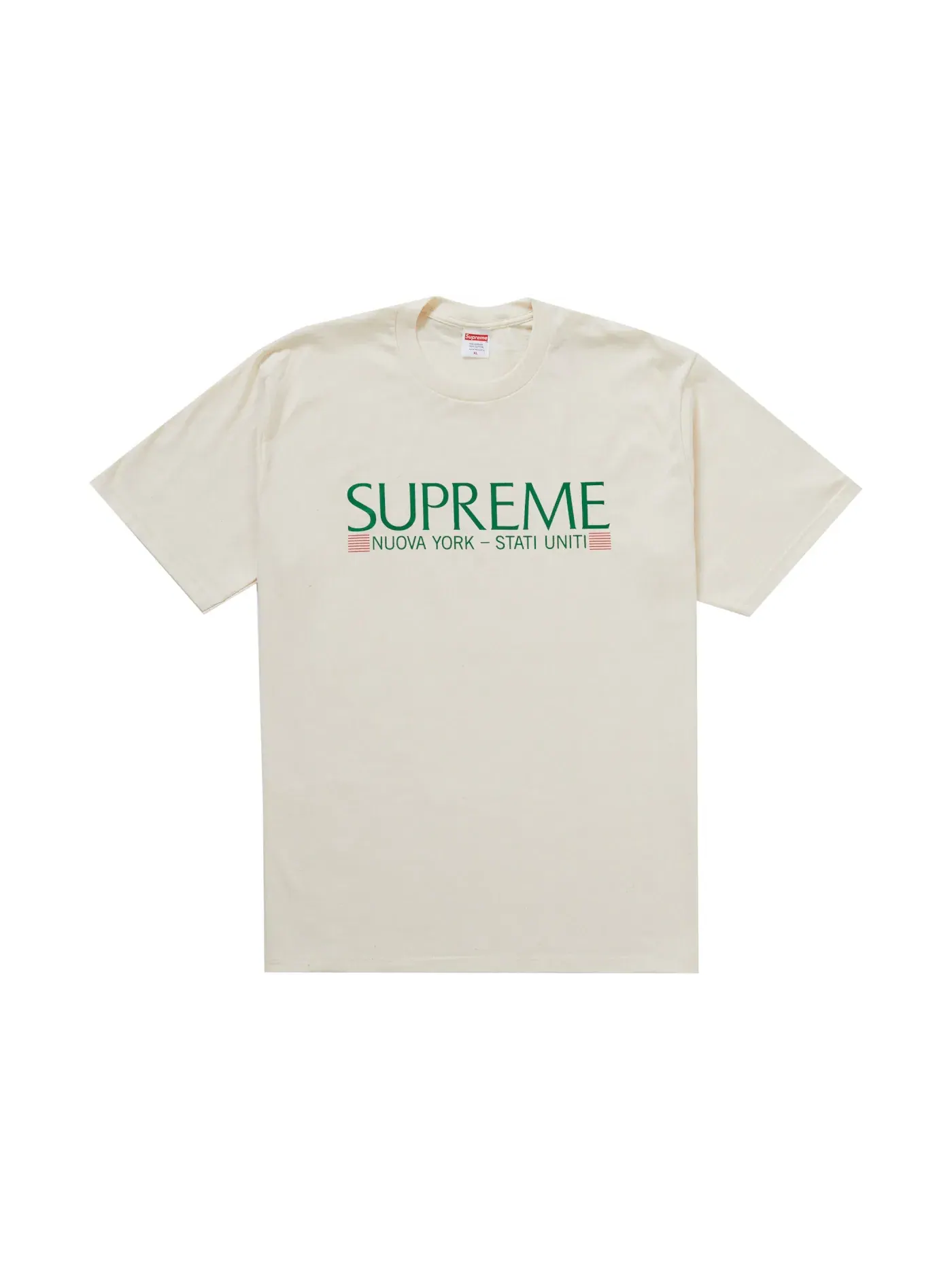 Мужская футболка с принтом Supreme Tee — изображение 1 из 1, прозрачный