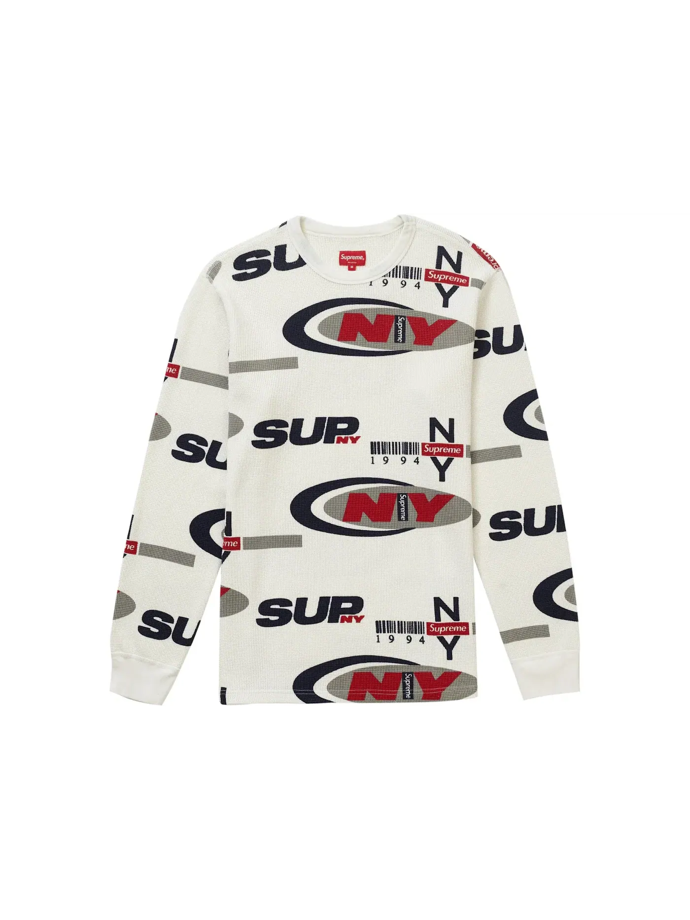 Мужской свитер с воротником Supreme Thermal — изображение 1 из 1, белый