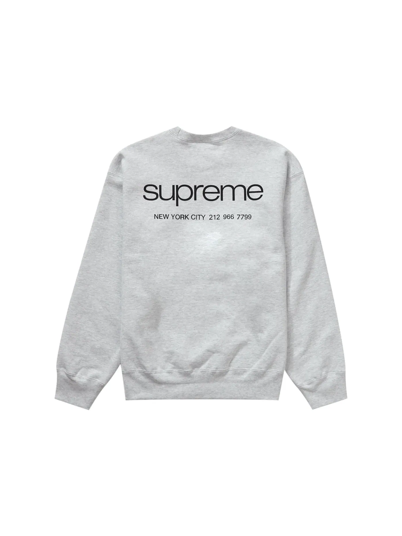 Мужской свитшот Supreme Crewneck — изображение 1 из 2, серый