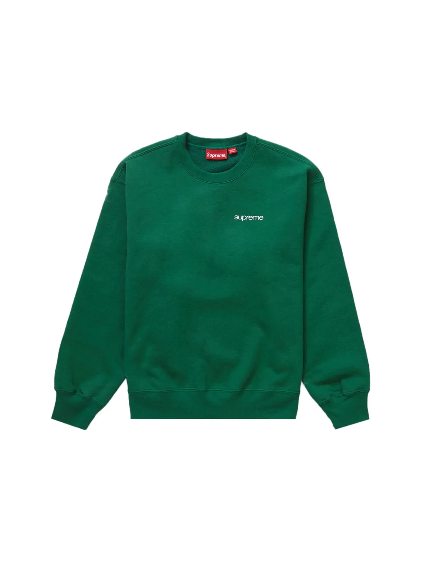 Мужской свитшот с круглым вырезом Supreme Crewneck — изображение 2 из 2, зеленый