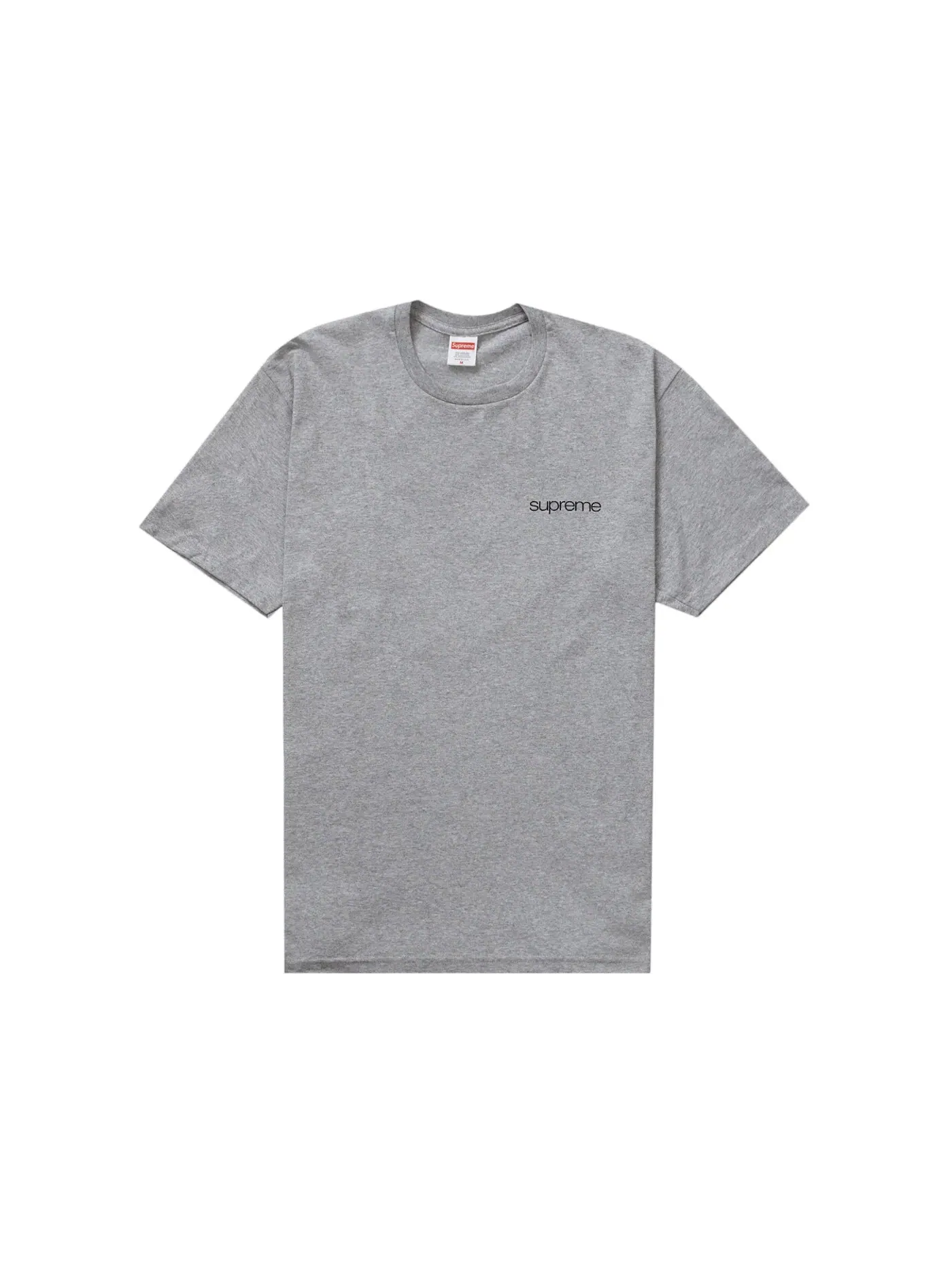 Мужская футболка с принтом Supreme Tee — изображение 1 из 2, серый