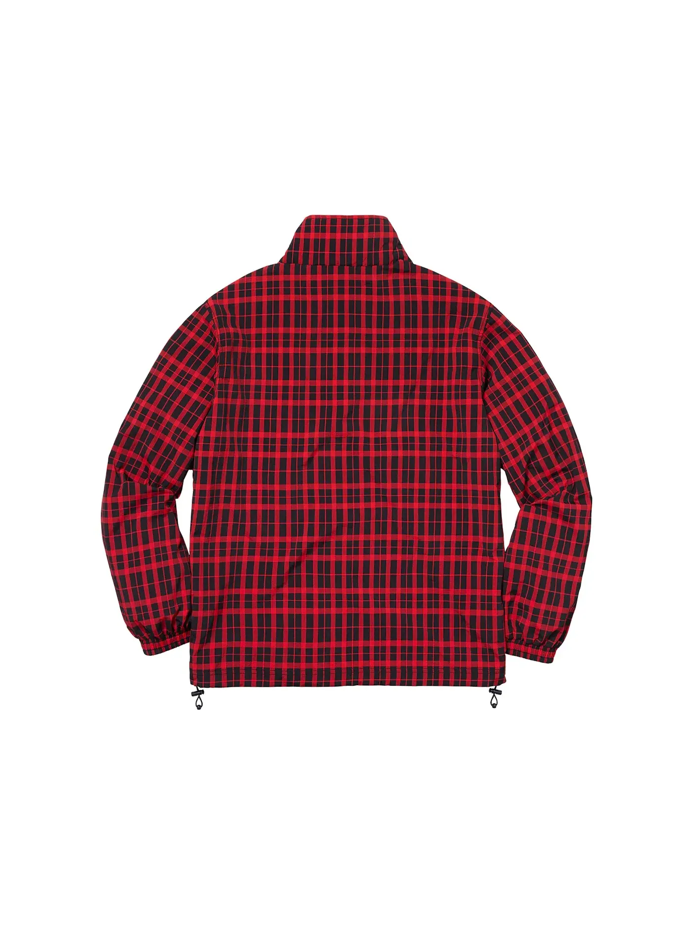 Мужская куртка-пуловер с клетчатым принтом Supreme Pullover — изображение 2 из 2, красный