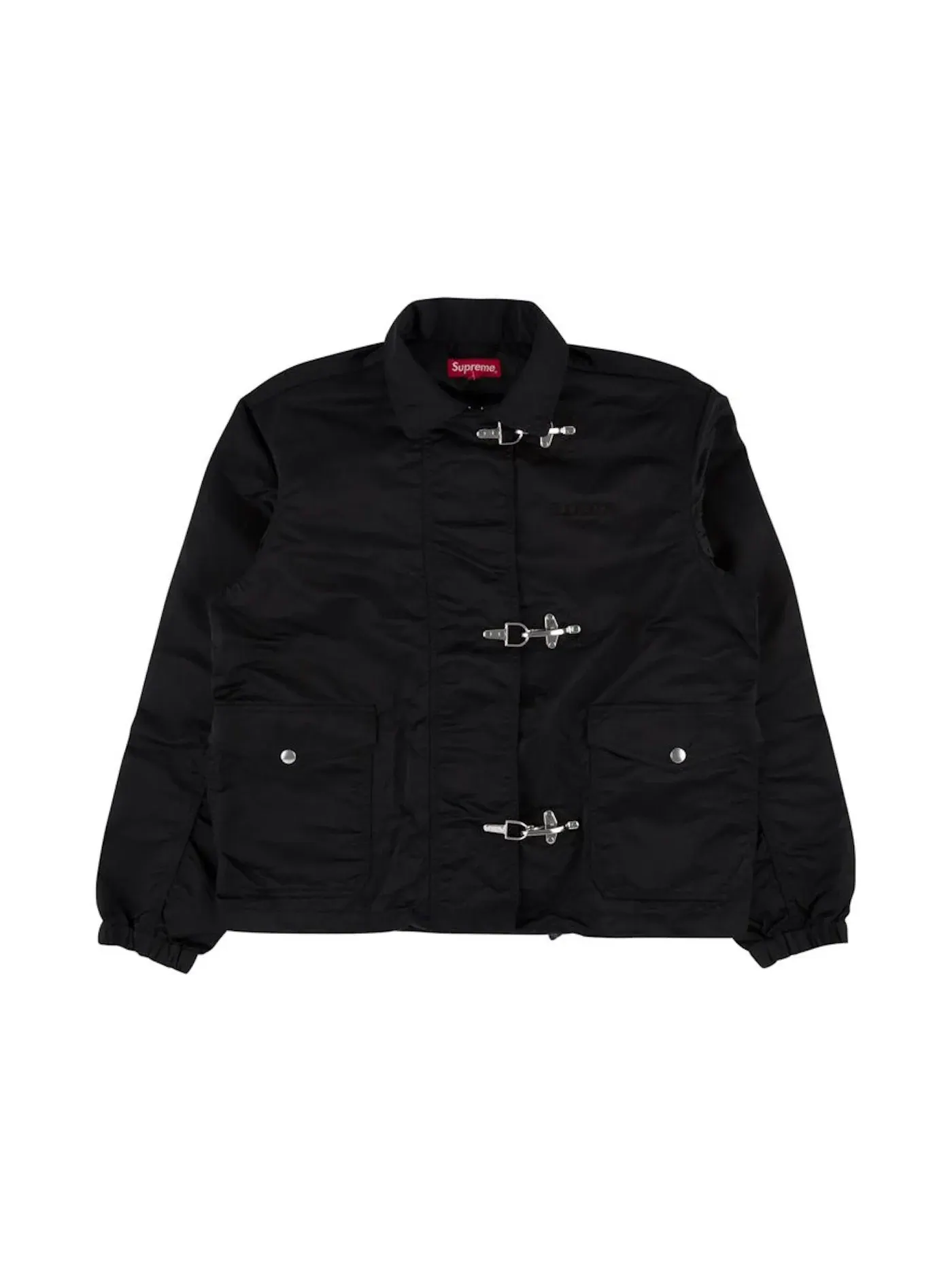 Мужская куртка Supreme Nylon Turnout Jacket — изображение 1 из 2, черный