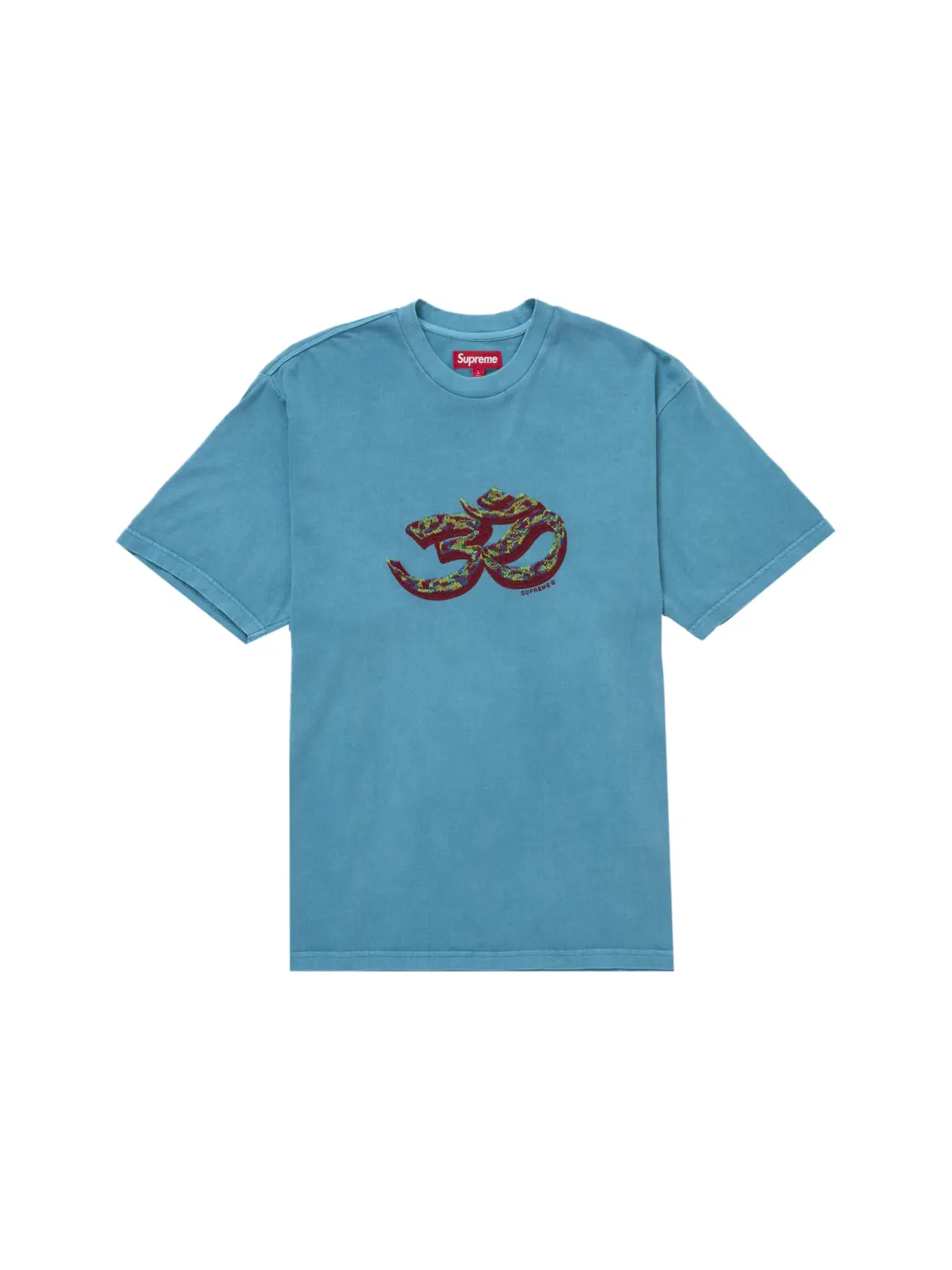 Мужская футболка с принтом Supreme Top — изображение 1 из 1, синий