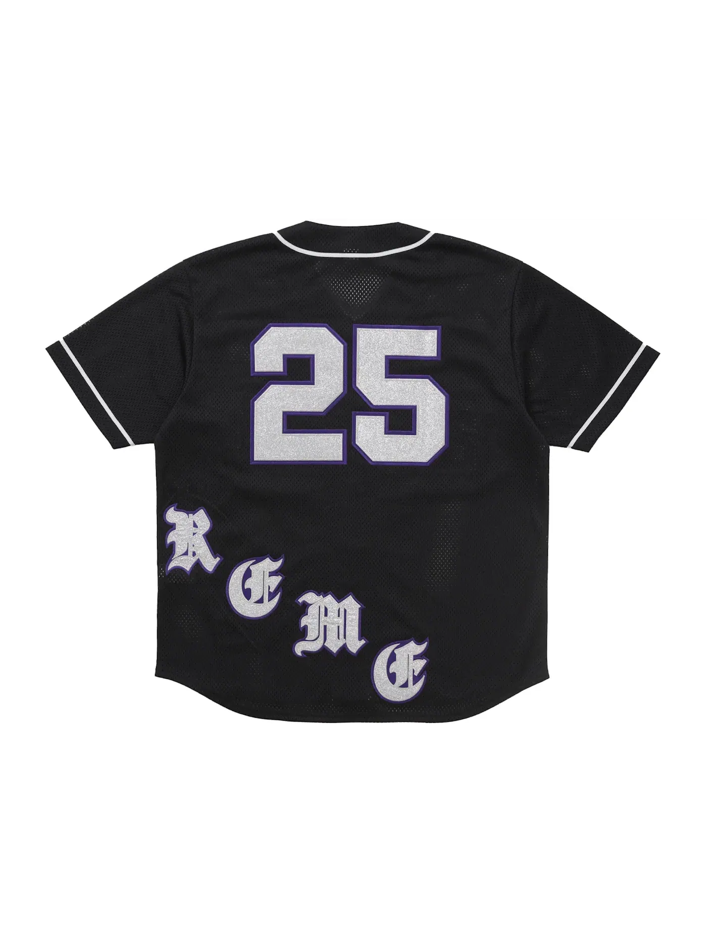 Мужская бейсбольная джерси с принтом Supreme Jersey — изображение 2 из 2, черный